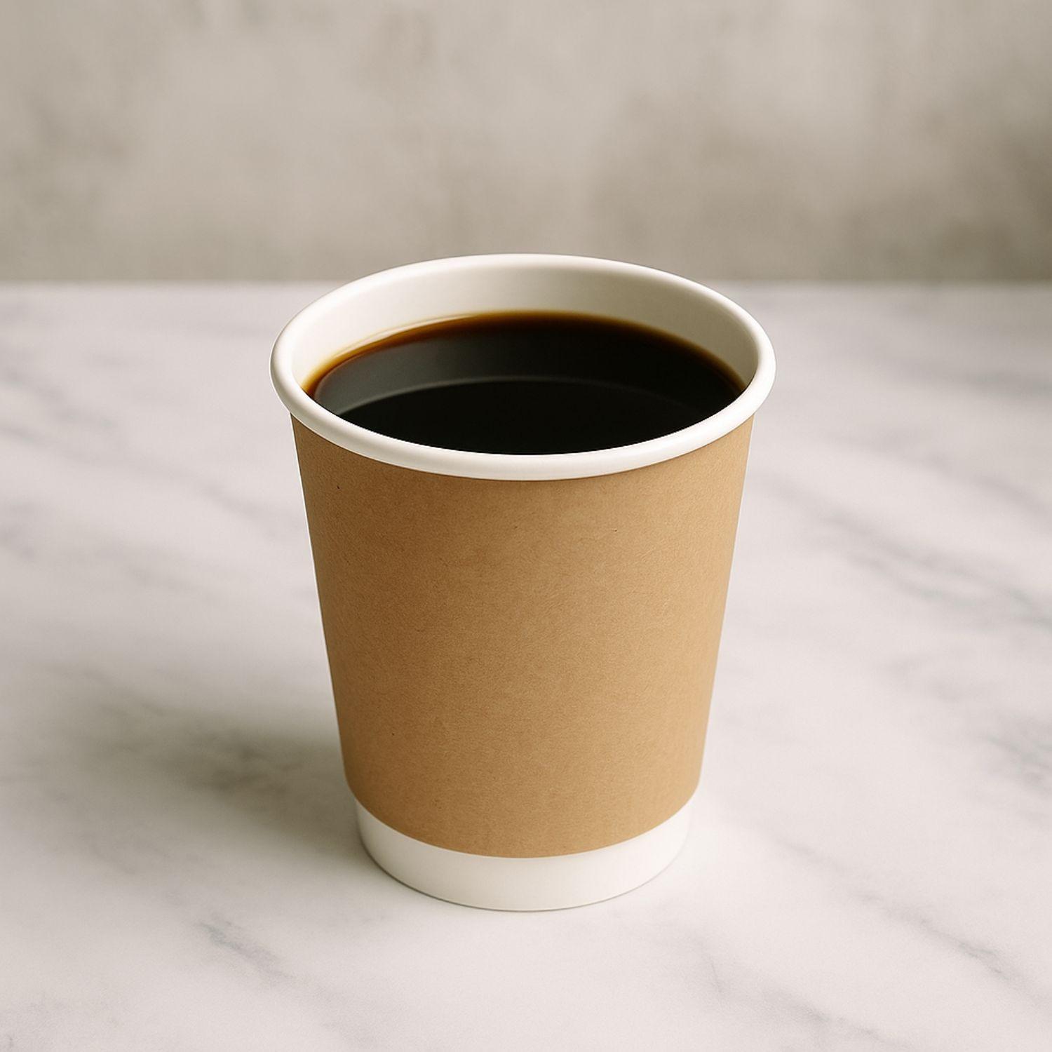 Set 100 Vasos Cafe Polipapel Termico 236mL 8Oz Desechable-2