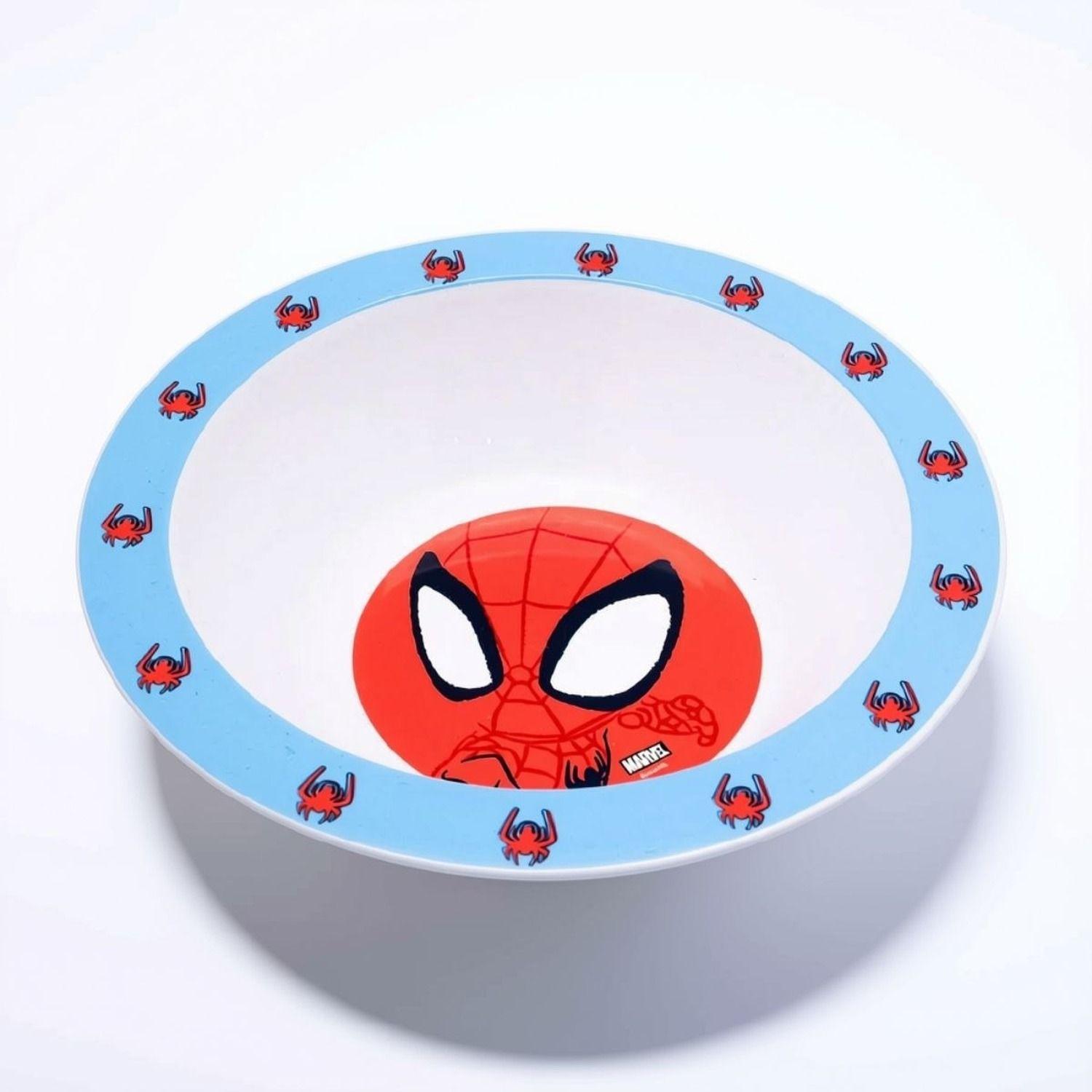 Set Desayuno Spiderman Infantil Melamina Libre de BPA-2