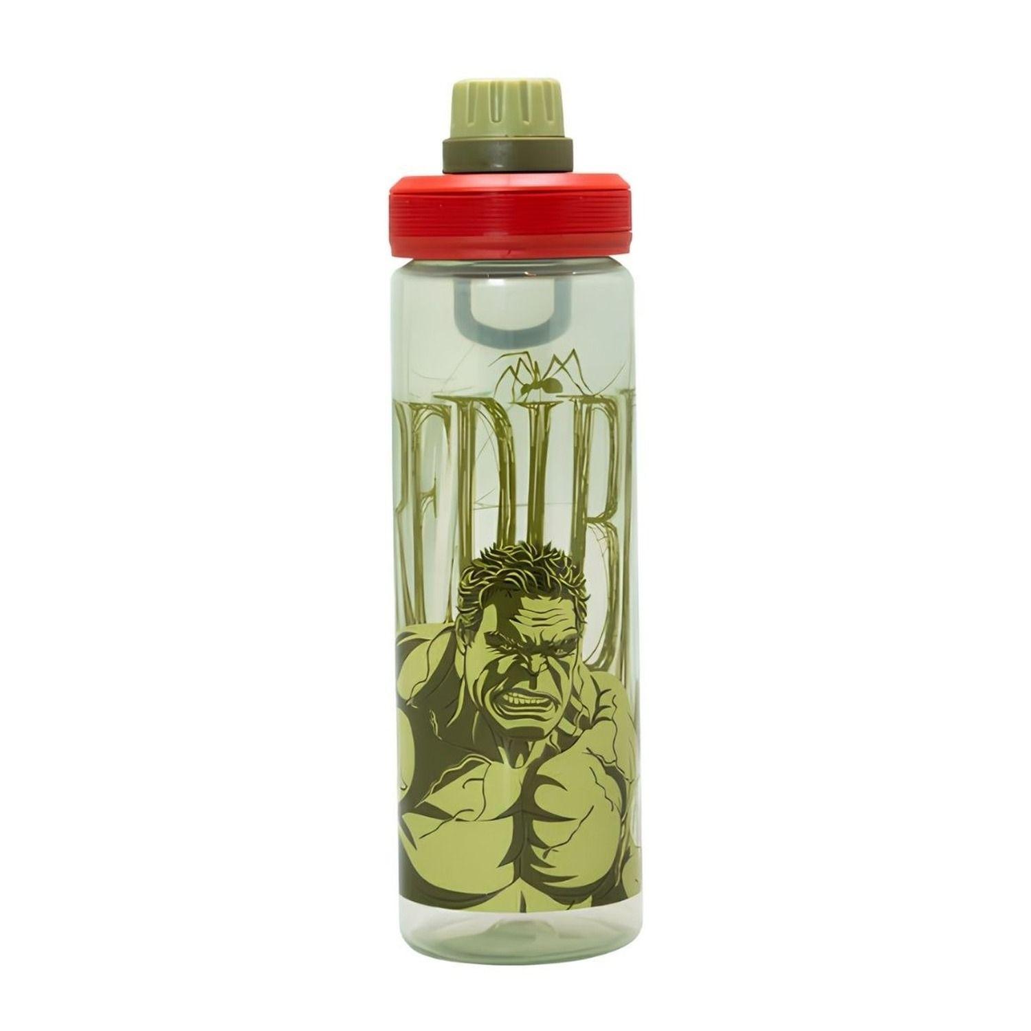 Botella Hulk Tapa Rosca Infantil 600ml Libre de BPA-0