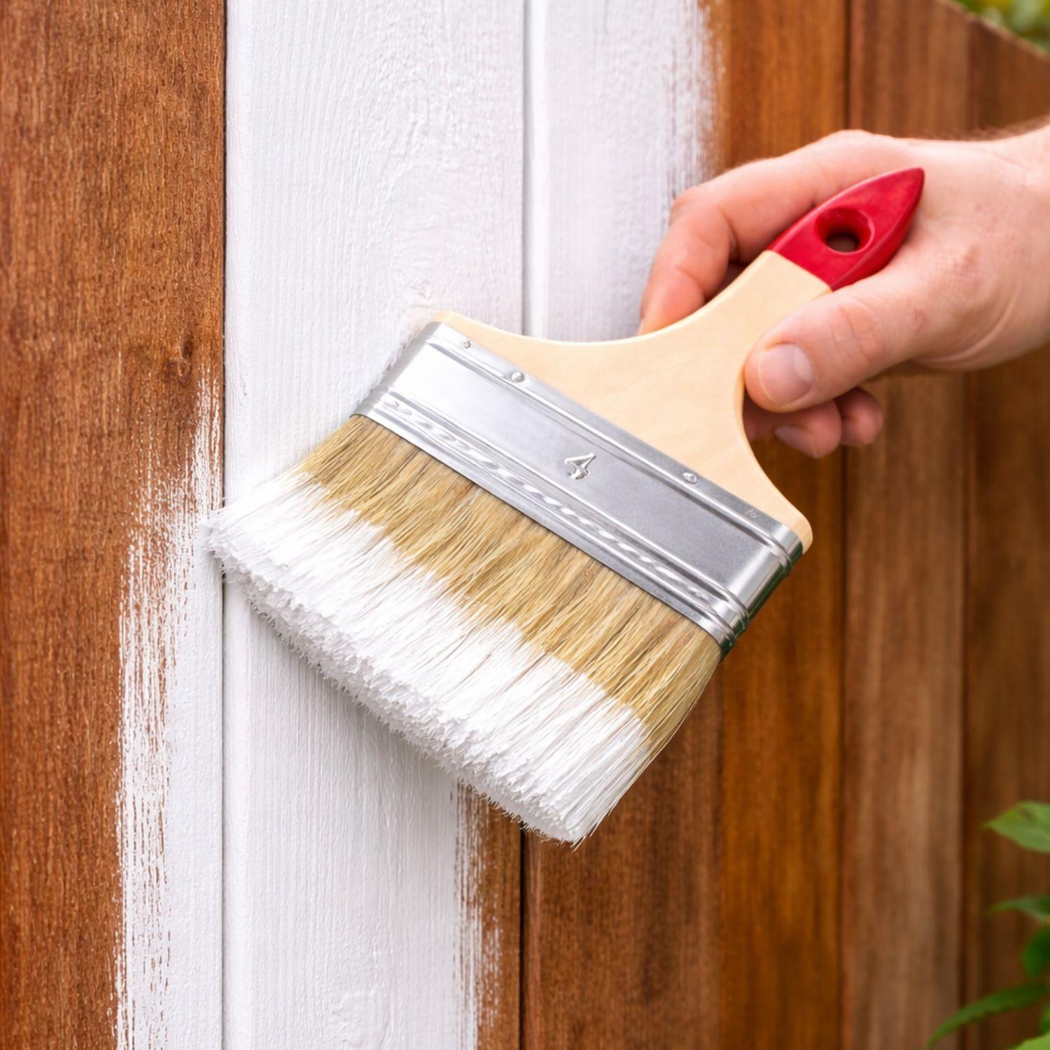 Set 6 Brocha Mango Madera 4 Pulgadas Para Pintura Pintar-4