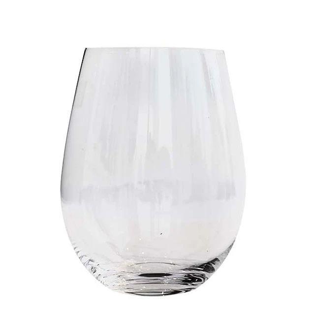 Set 4 Vasos Vidrio Cristal Redondo Wayu 580mL Liquido Coctel-2