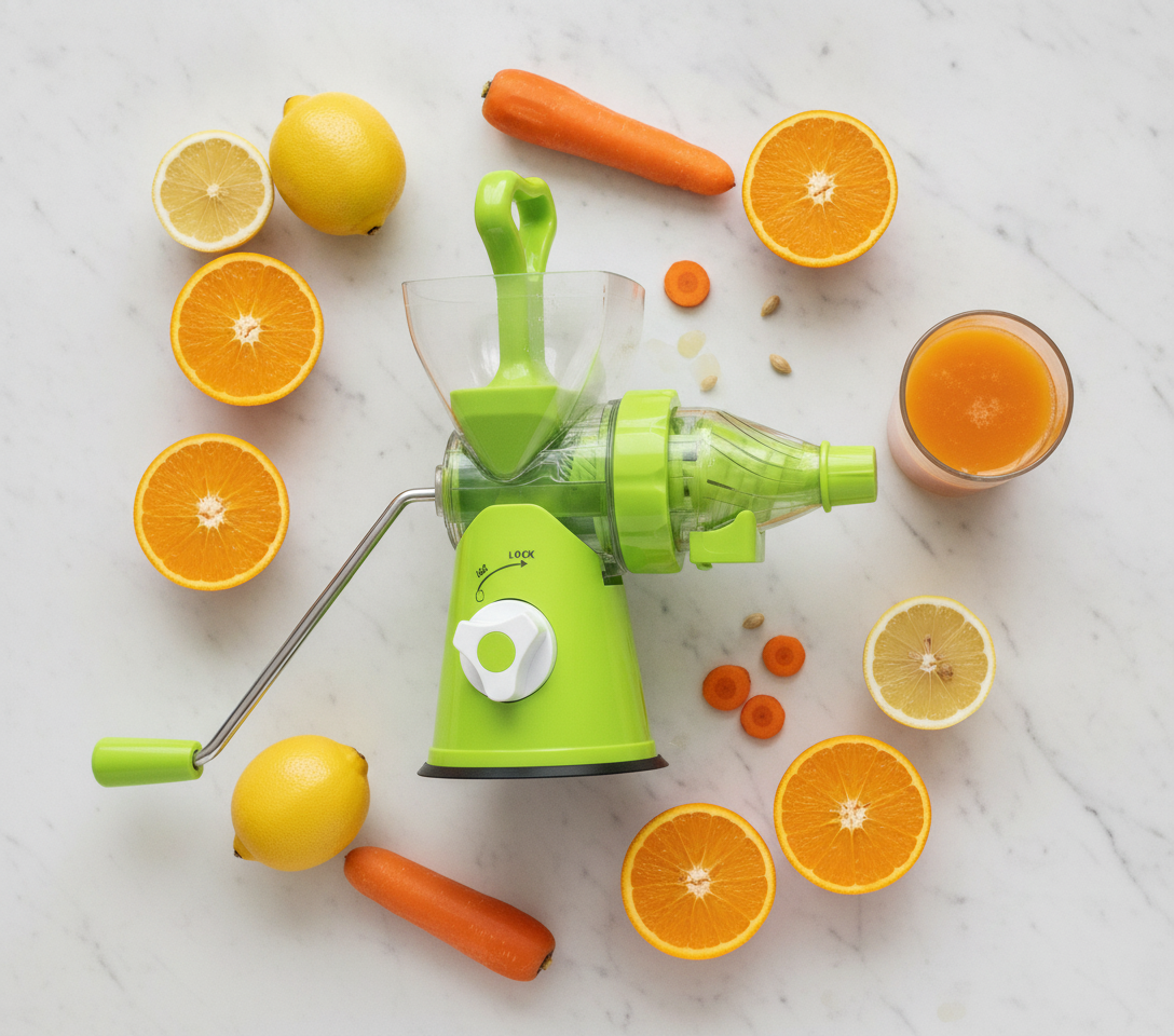 Exprimidor Manual Extractor Jugo Frutas Verduras Limon-4