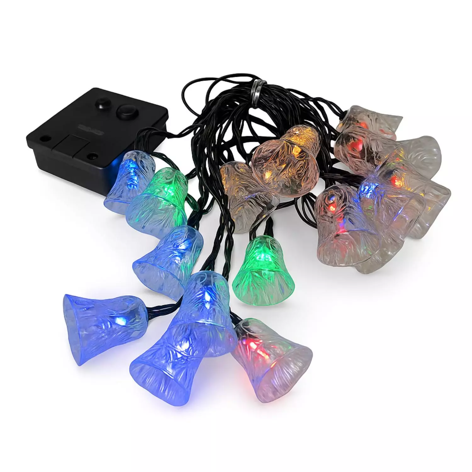 Luces Navidad Led Campana Solar 4M RGB Decoracion Jardin-0