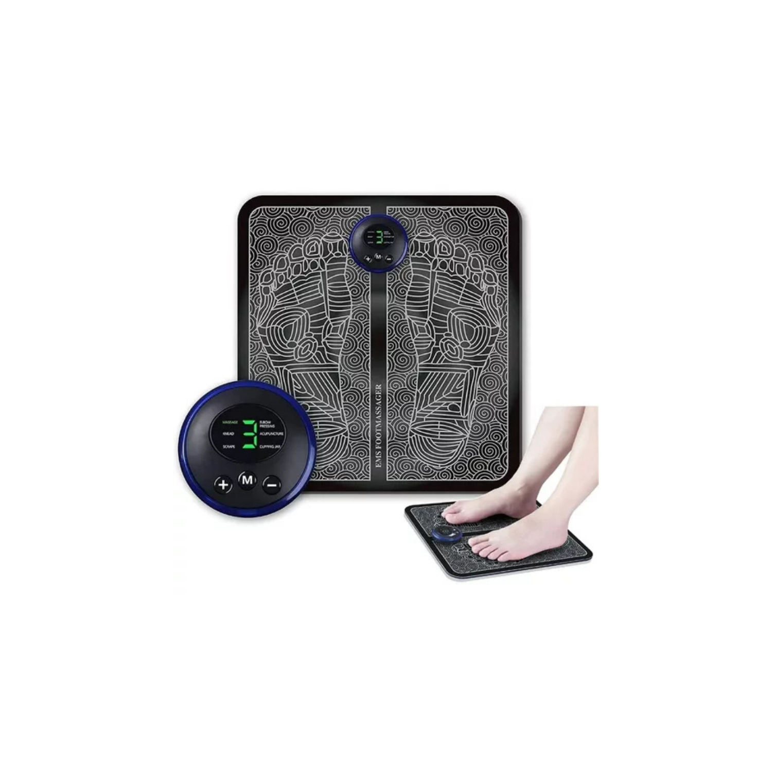 Estimulador Muscular Portátil Masajeador De Pies Pro Max-0