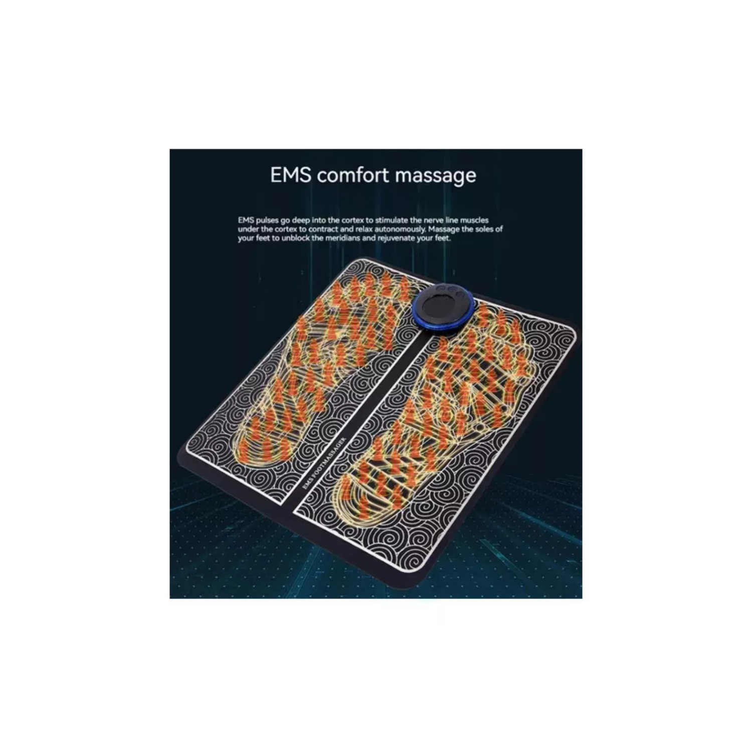Estimulador Muscular Portátil Masajeador De Pies Pro Max-7