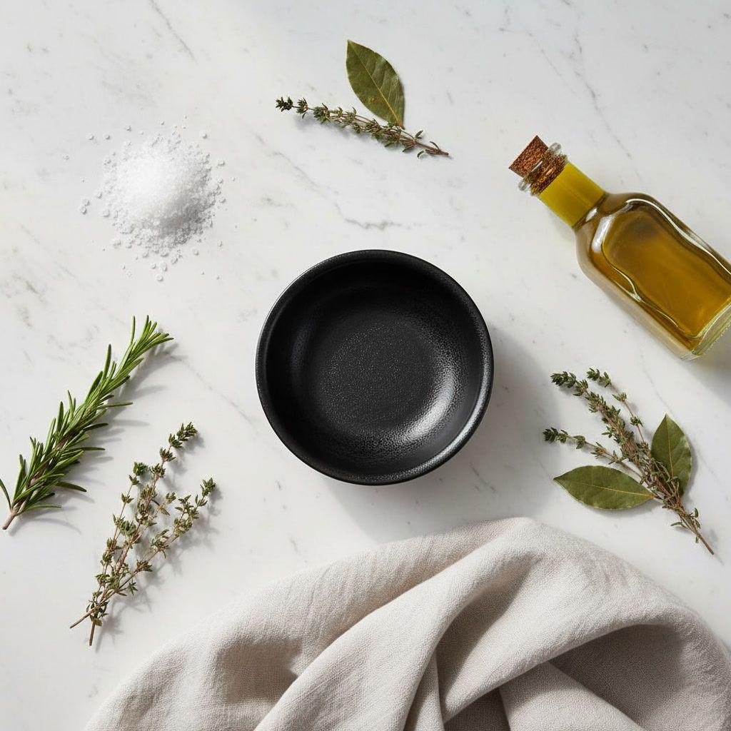 Pocillo Cerámica 9cm Wayu Tokai Negro Dips Salsas Cocina-4