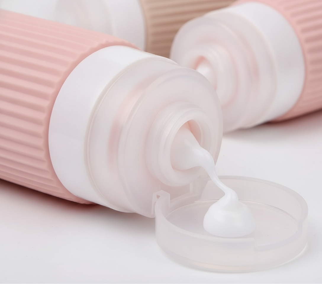 Neceser de Viaje Cosmetiquero Bolso Botellas Silicona 90mL-3