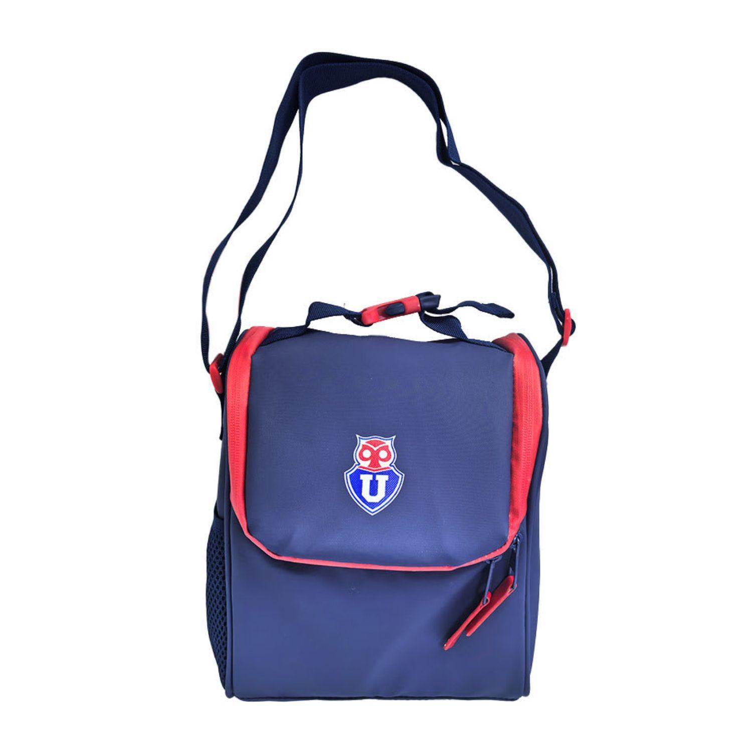 Bolso Térmico Deportivo Azul Rojo Aislante Comida Bebidas-0