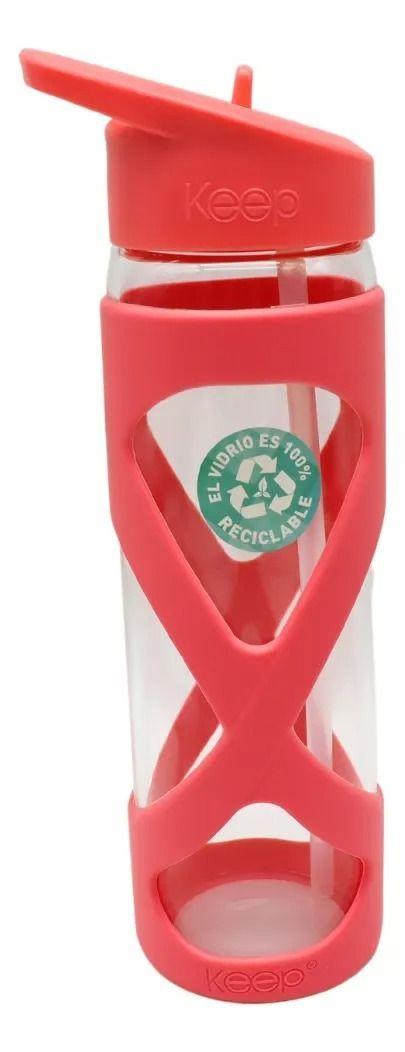 Botella Keep Vidrio 532mL Hidratacion Deportes Outdoor-0