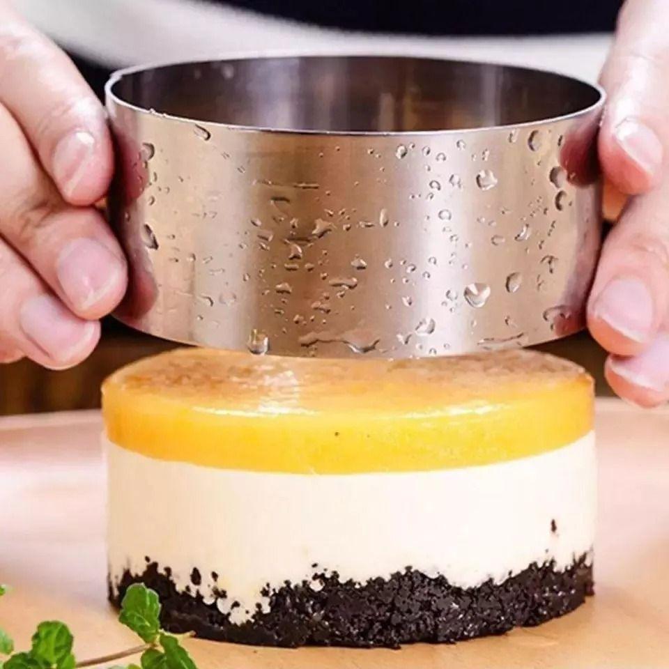 3 Moldes Timbal Redondo Cuadrado Causa Mousse Tortas Cocina-3