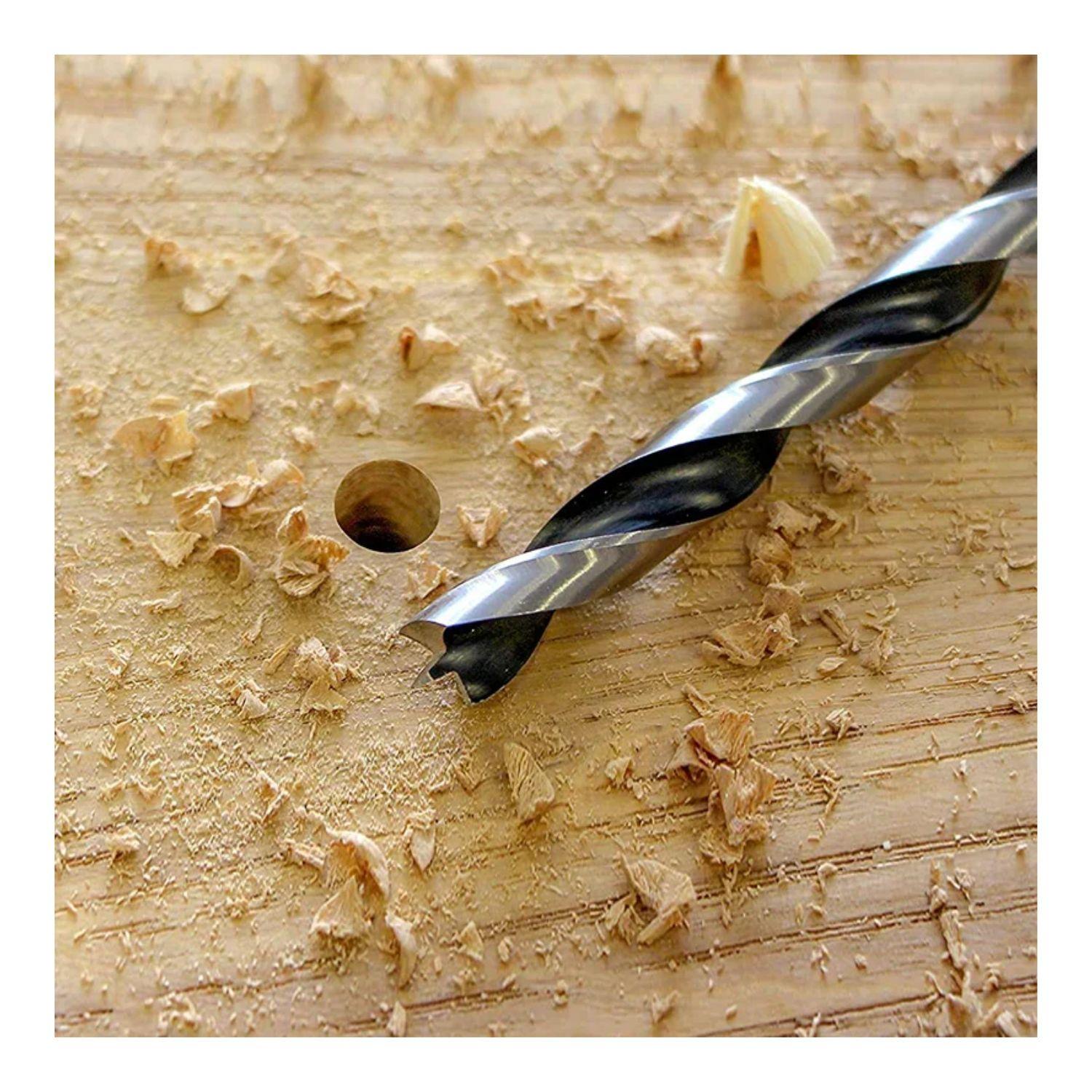Set 5 Brocas para Madera 4-10mm Herramientas Ferreteria 01405-2