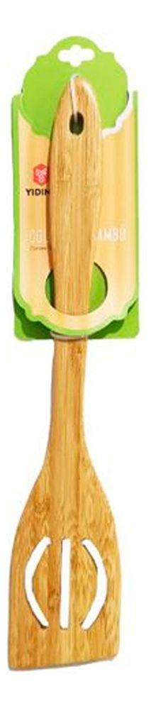 Espatula Utensilio de Bambu 32 Cm Para Cocinar Cocina 1-0