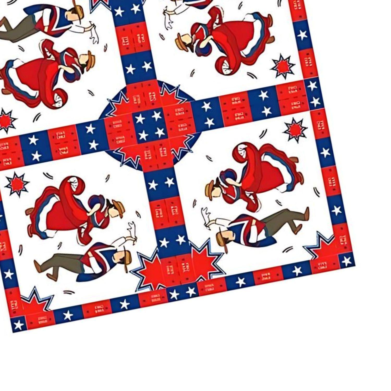 Set 16 Servilletas de Papel Viva Chile 33x33cm Fiestas Patrias-3