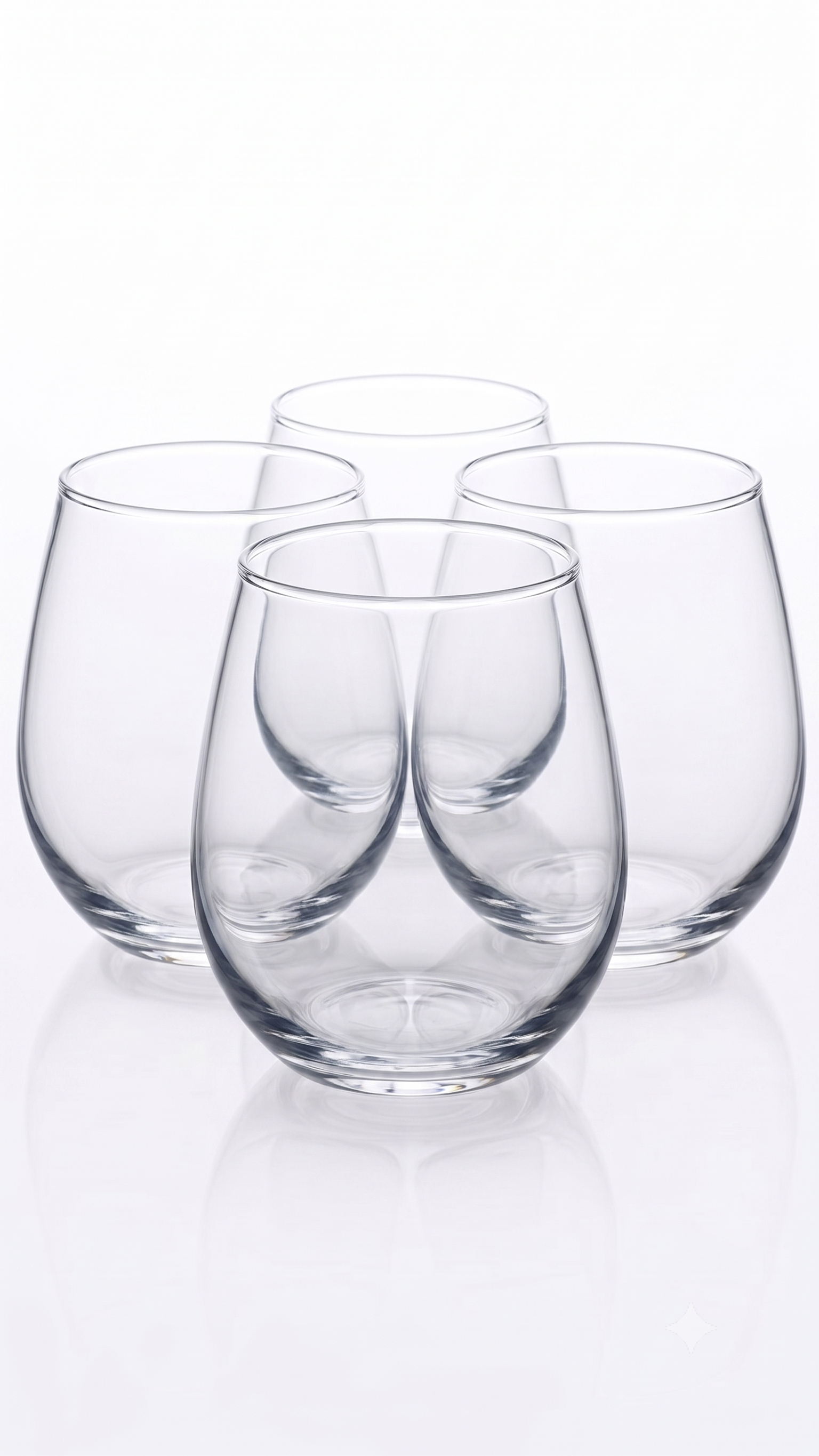 Set 4 Vasos Gin Tonic Vino Whiskyt 480ml Vidrio Glasso Bar-0