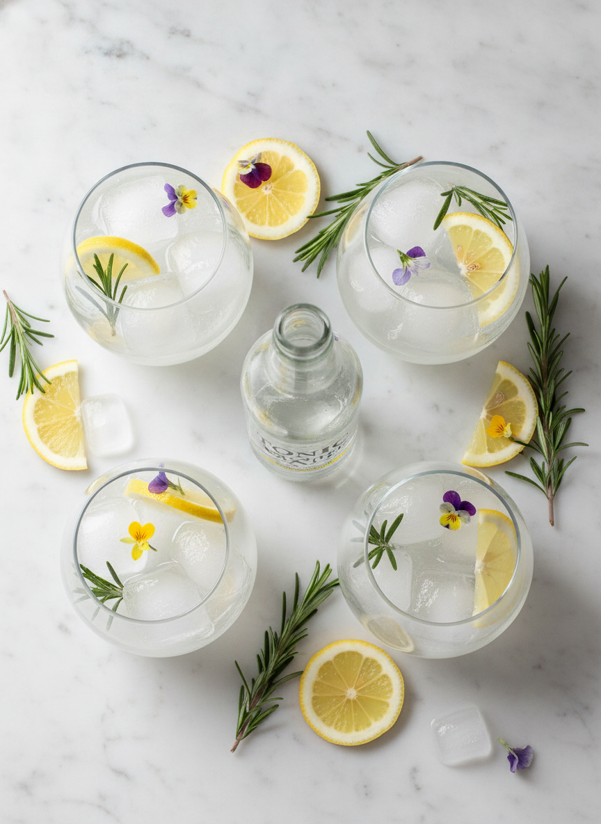 Set 4 Vasos Gin Tonic Vino Whiskyt 480ml Vidrio Glasso Bar-6