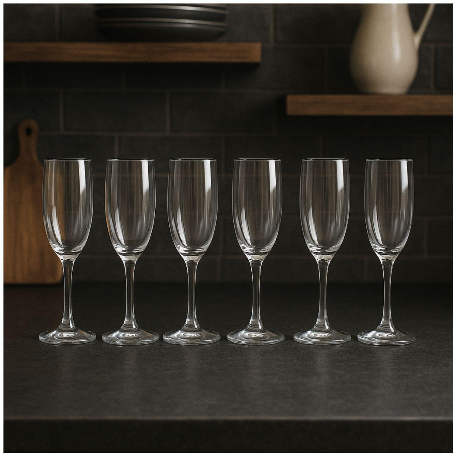 Set 6 Copas Champagne Modelo Versalles 176mL Espumante-2