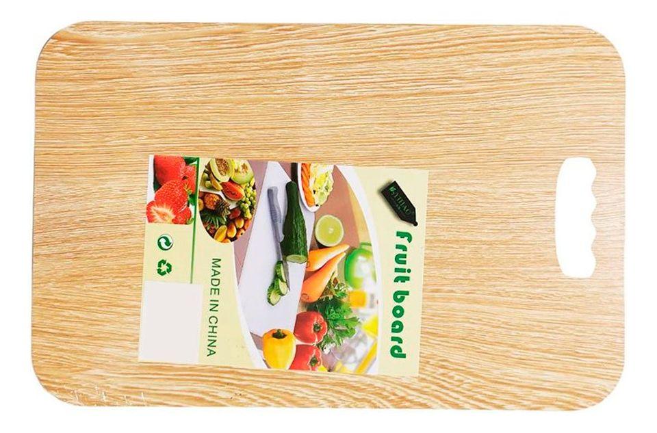 Tabla De Madera Multiusos 30x20x0,8 Para Cortar Verduras -1