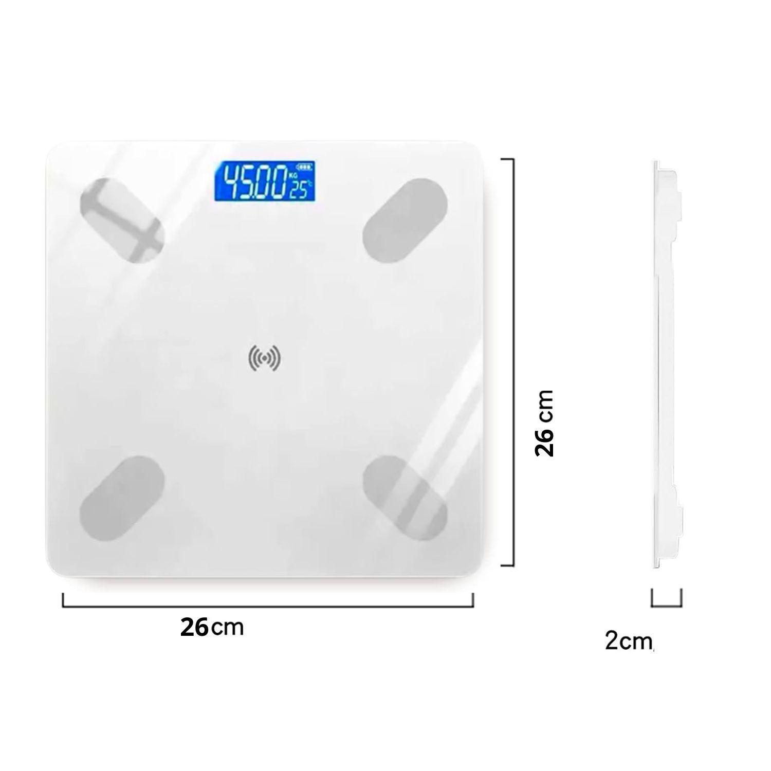 Balanza Digital De Baño 180 Kg Bluetooth-2