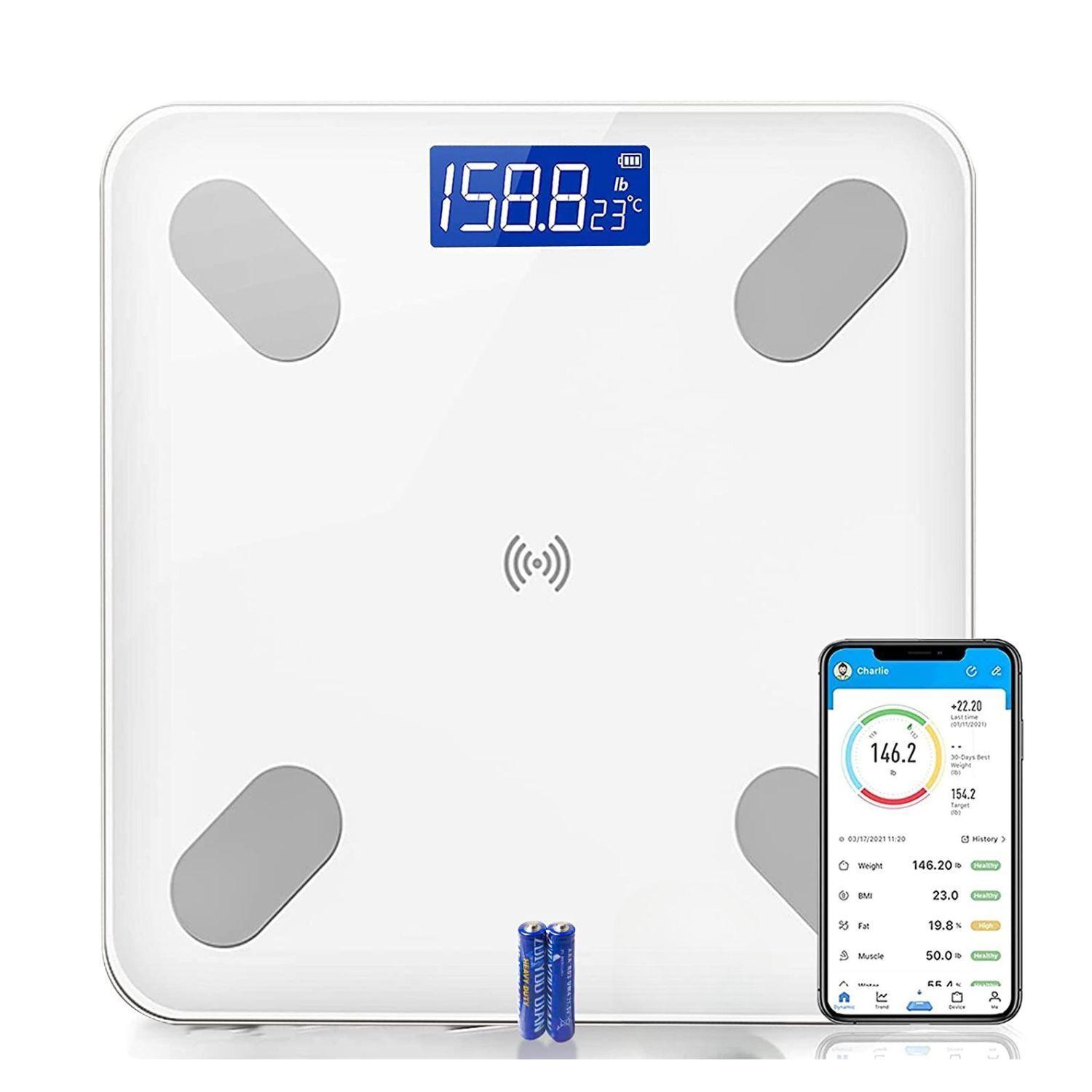 Balanza Digital De Baño 180 Kg Bluetooth-3