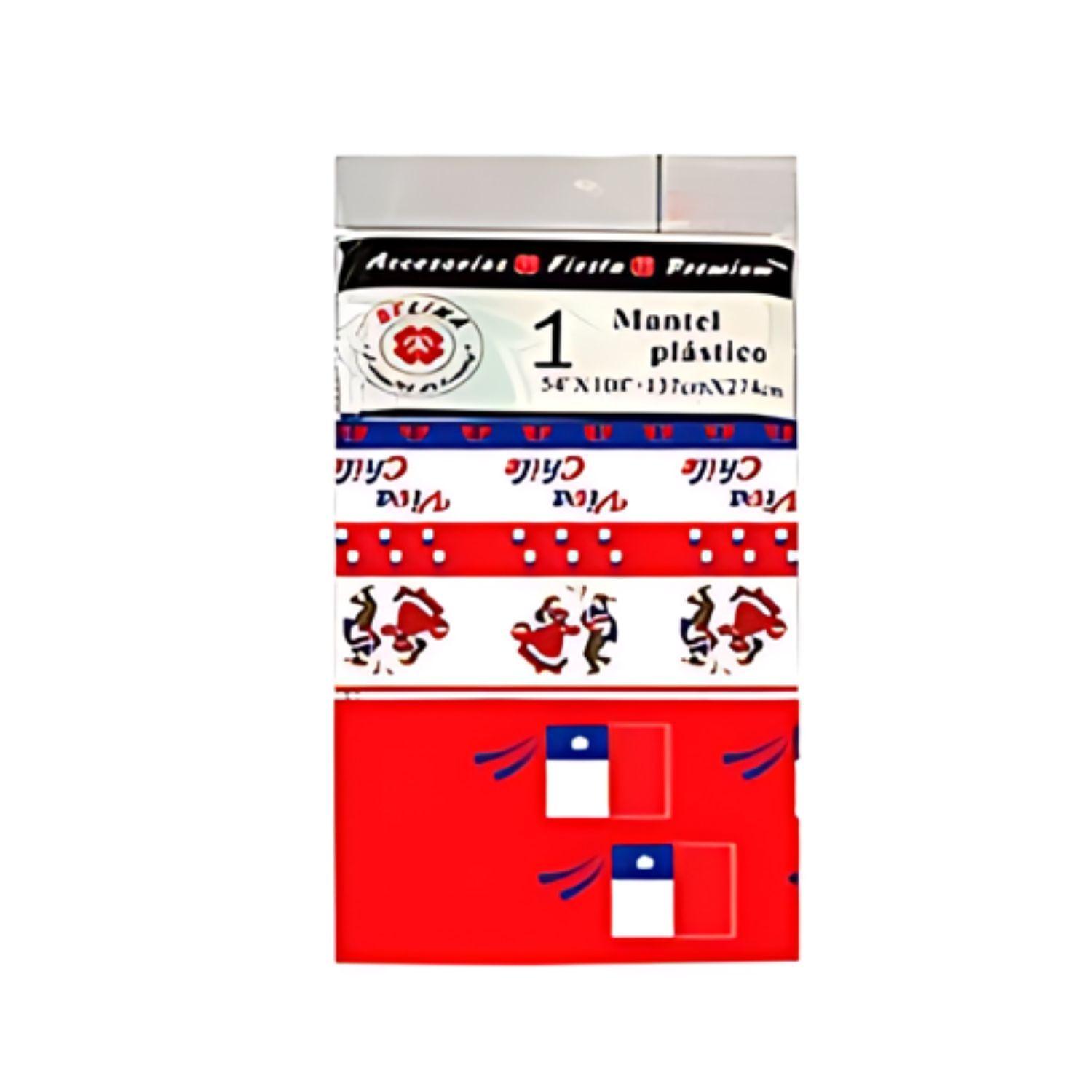 Mantel Huasos Fiestas Patrias Chile 137x274cm Cotillon-2