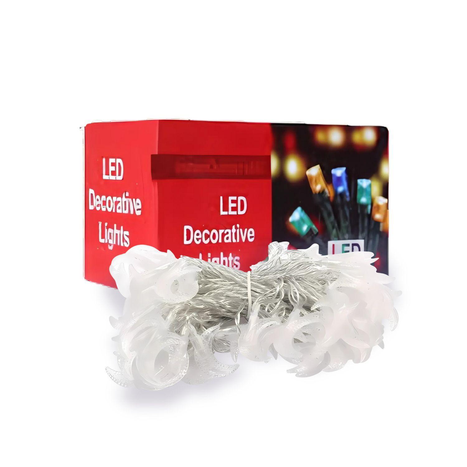 Luces Navidad Mini Lunas LED Multicolor Guirnalda 3,5Mts-0