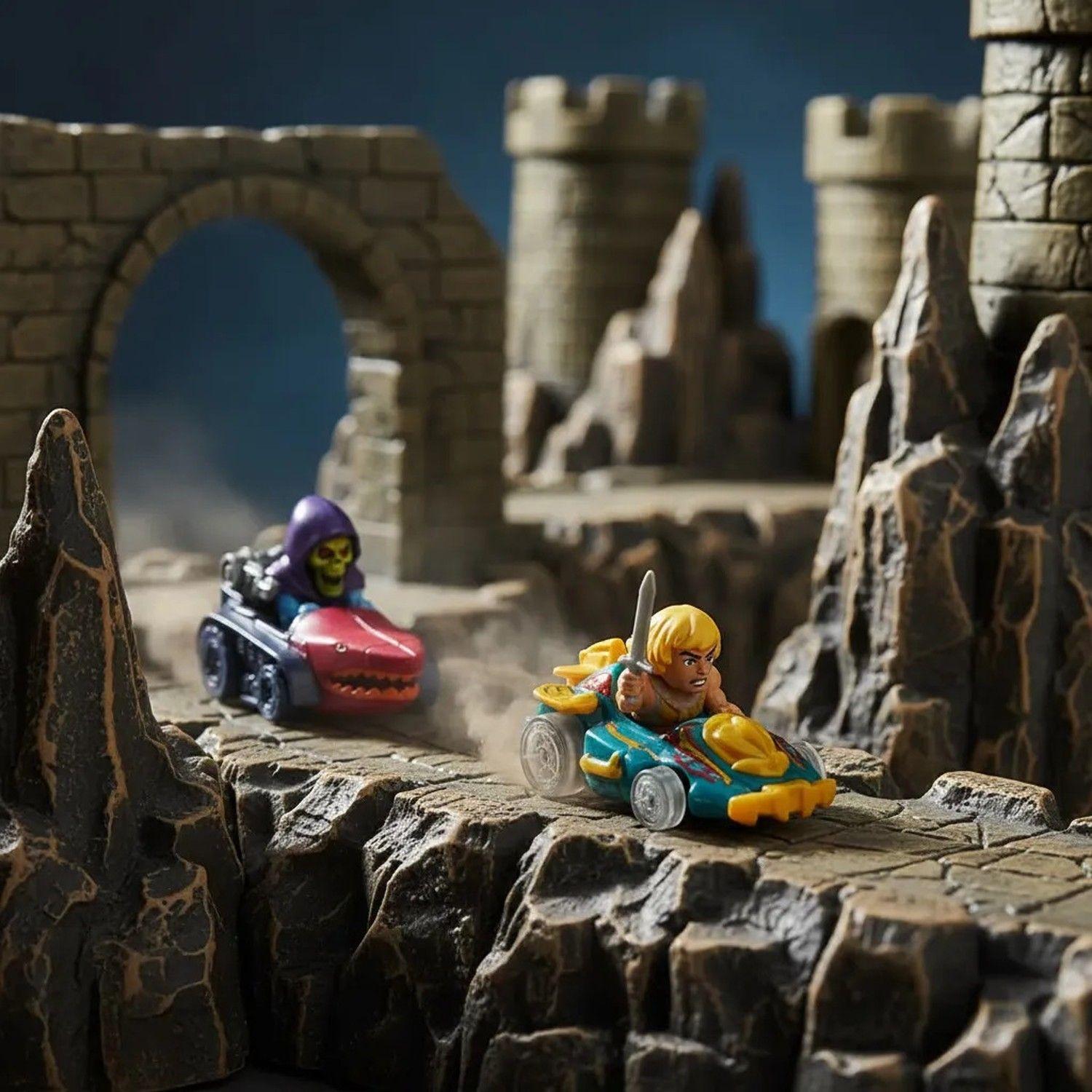 Hot Wheels RacerVerse 2025 Pack Skeletor y He-Man-2