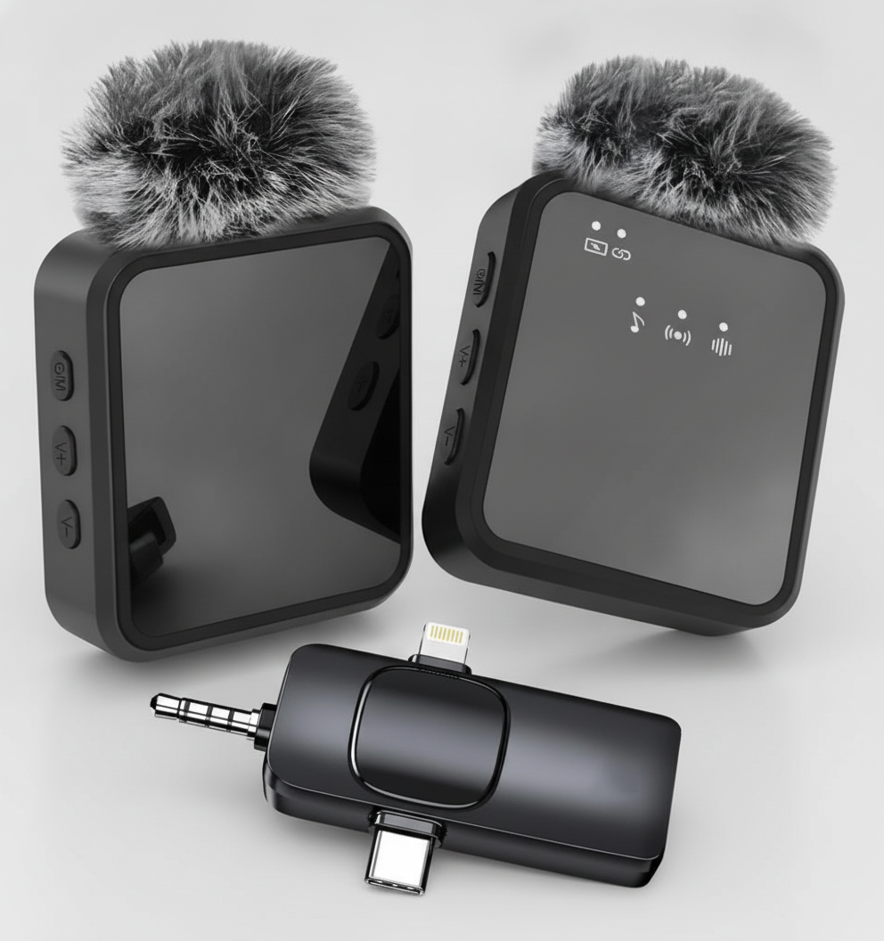 Microfono Inalambrico Celular iPhone Android PC Solapa 2 TX-8