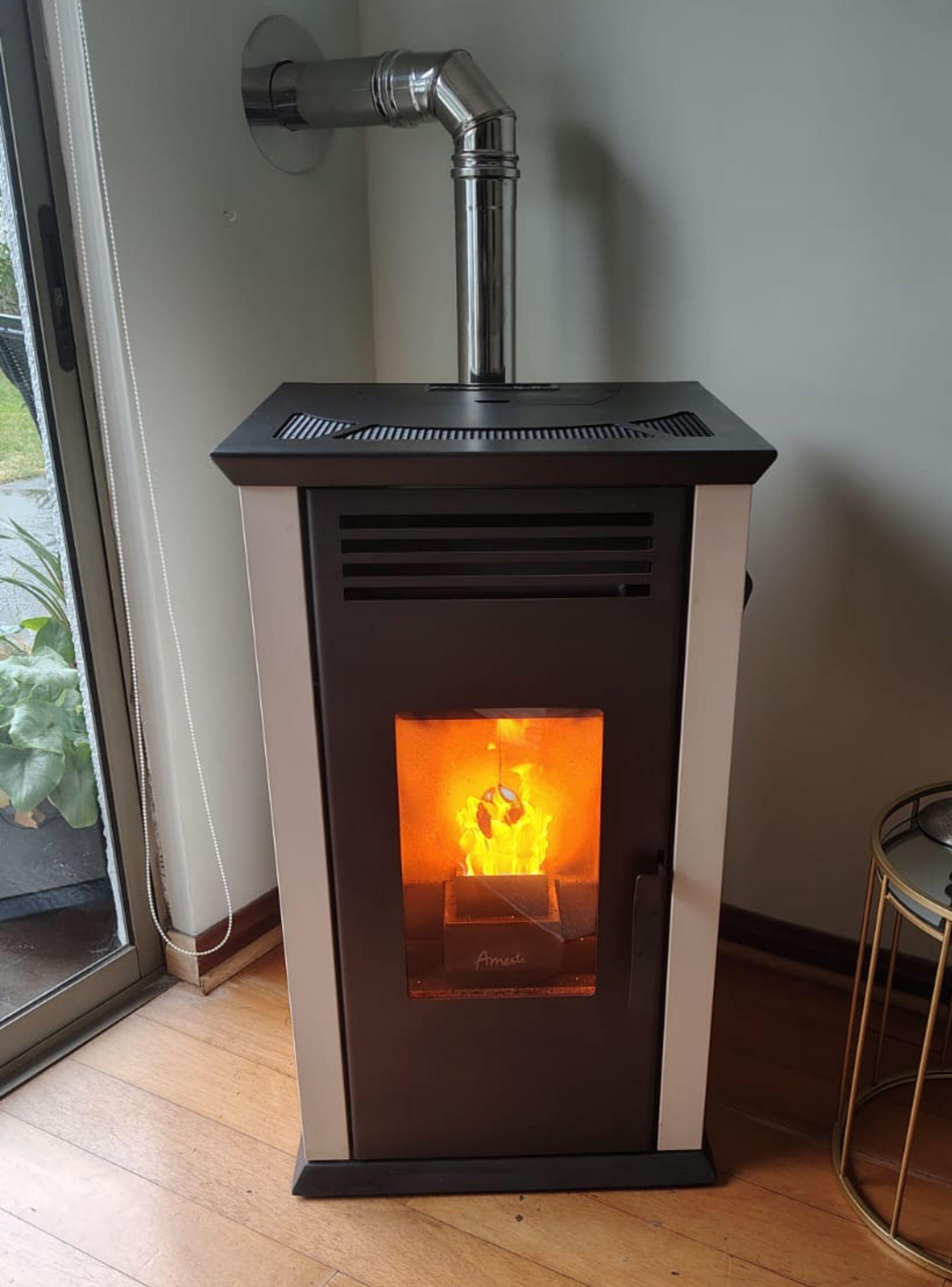 Instalacion de Estufa a Pellet Muro-2