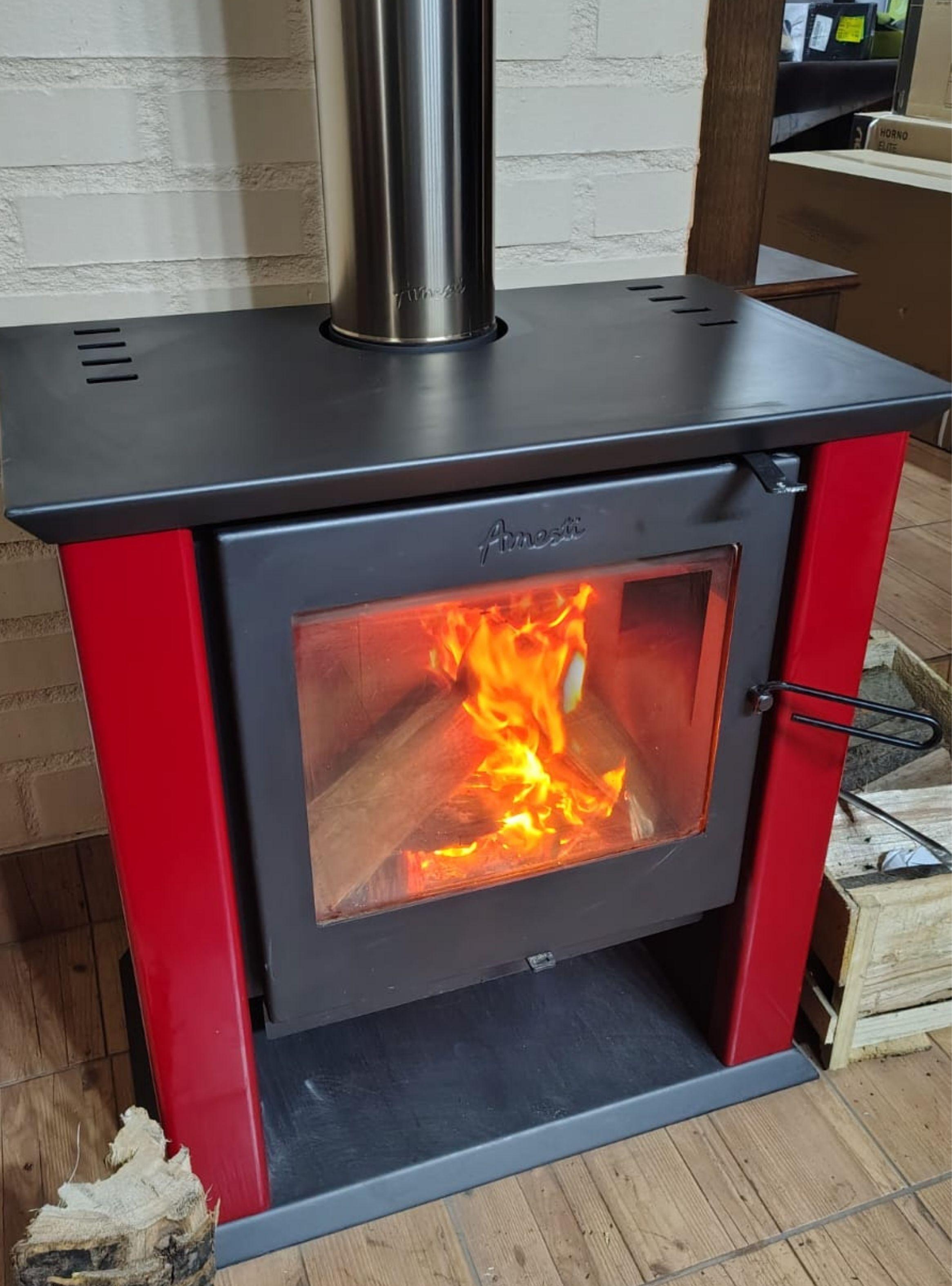 Instalacion de Estufa a Lena 1 Piso Techo 4 metros-2