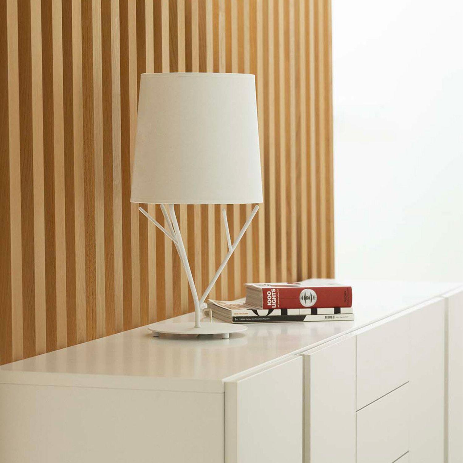 Tree - Lámpara de Sobremesa Blanca. Diseño: Estudi Ribaudí-2