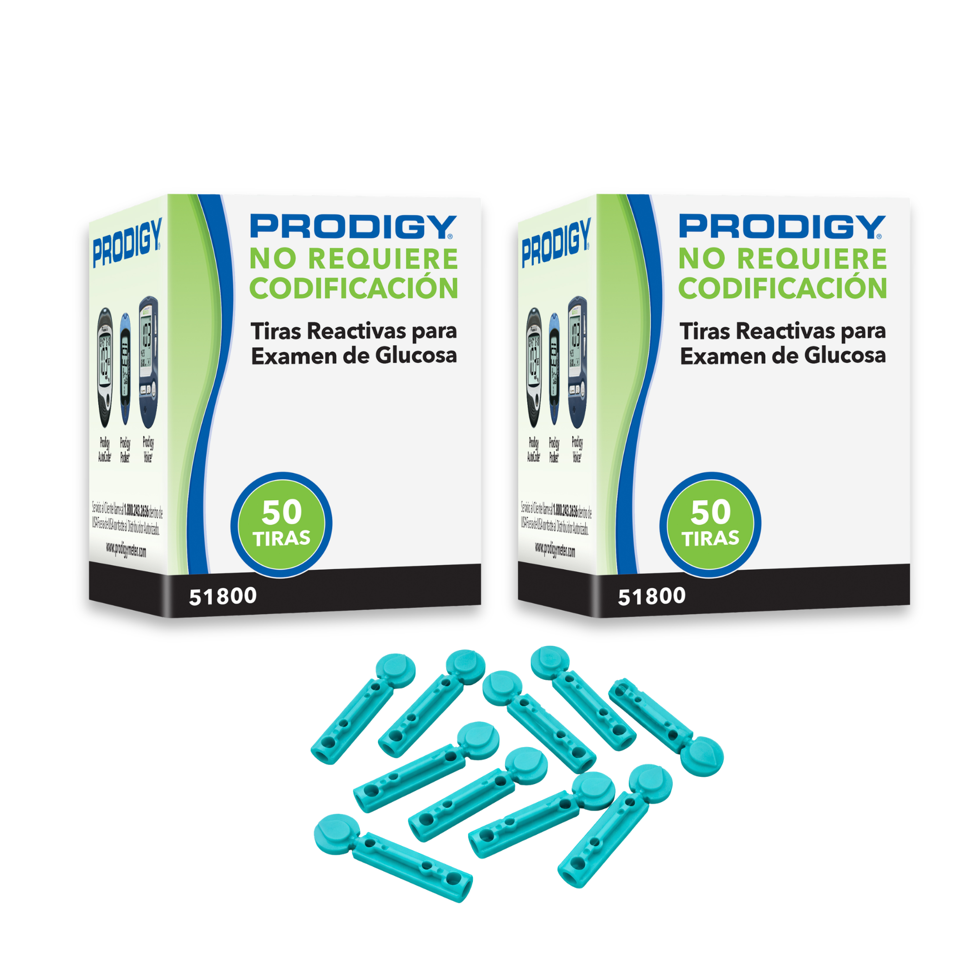100 Tiras Reactivas Prodigy + 100 Lancetas-2