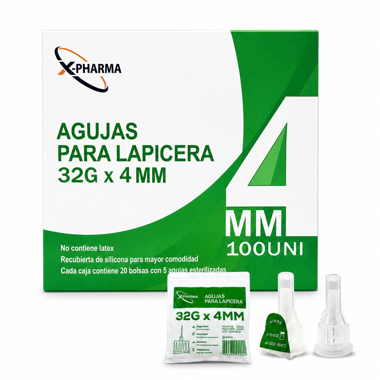 Agujas para Lapicera Universal 32G x 4 mm 100 unidades-5