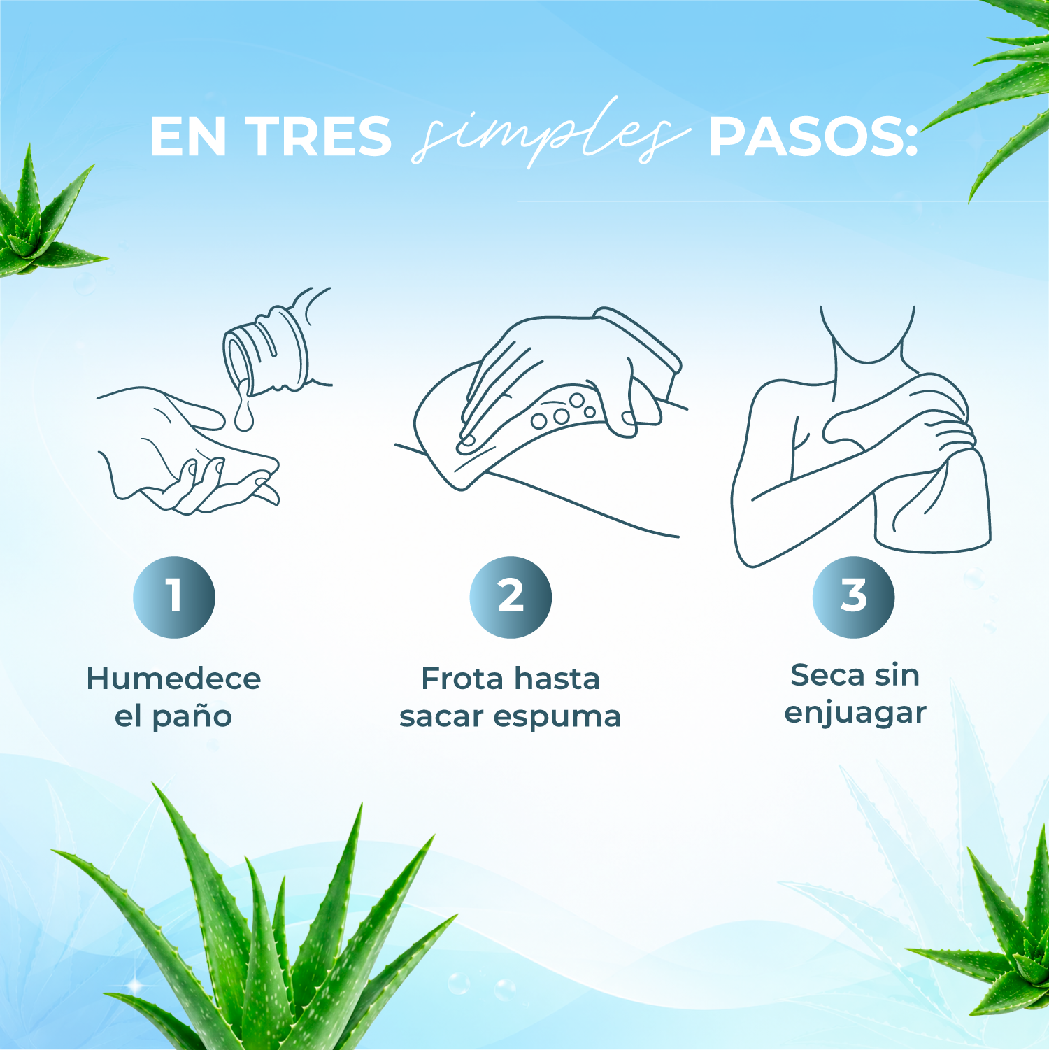 Paño Jabonoso Baño Facil con Aloe Vera-4