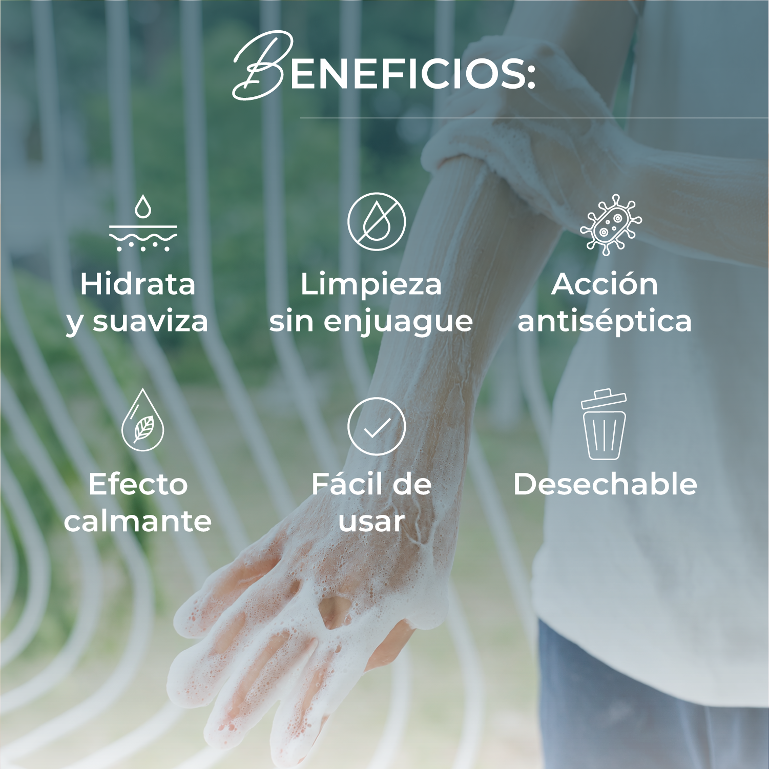 Paño Jabonoso Baño Facil con Aloe Vera-5
