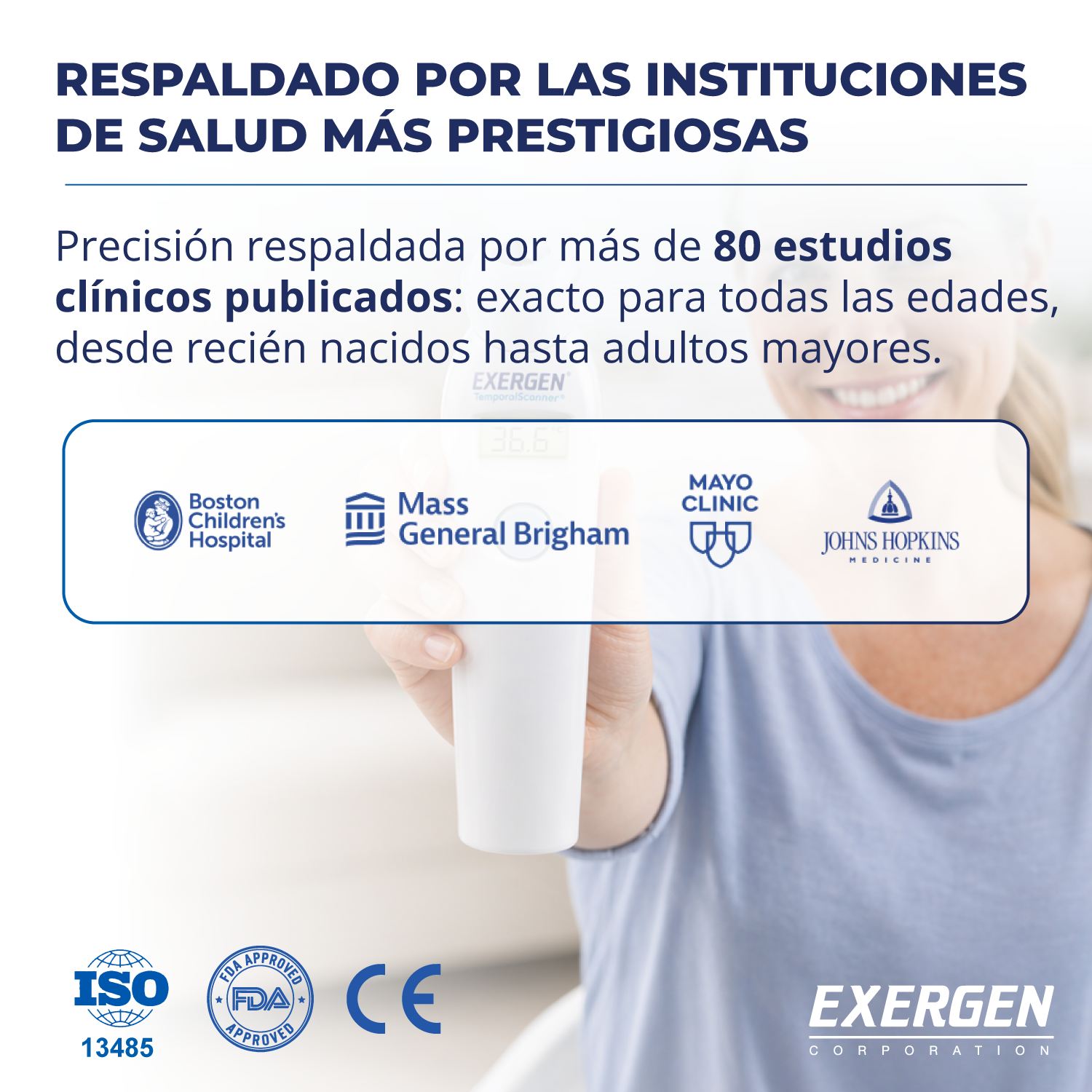 Termometro Arteria Temporal Exergen TAT-2000C+ para Bebes, Niños y Adultos-5