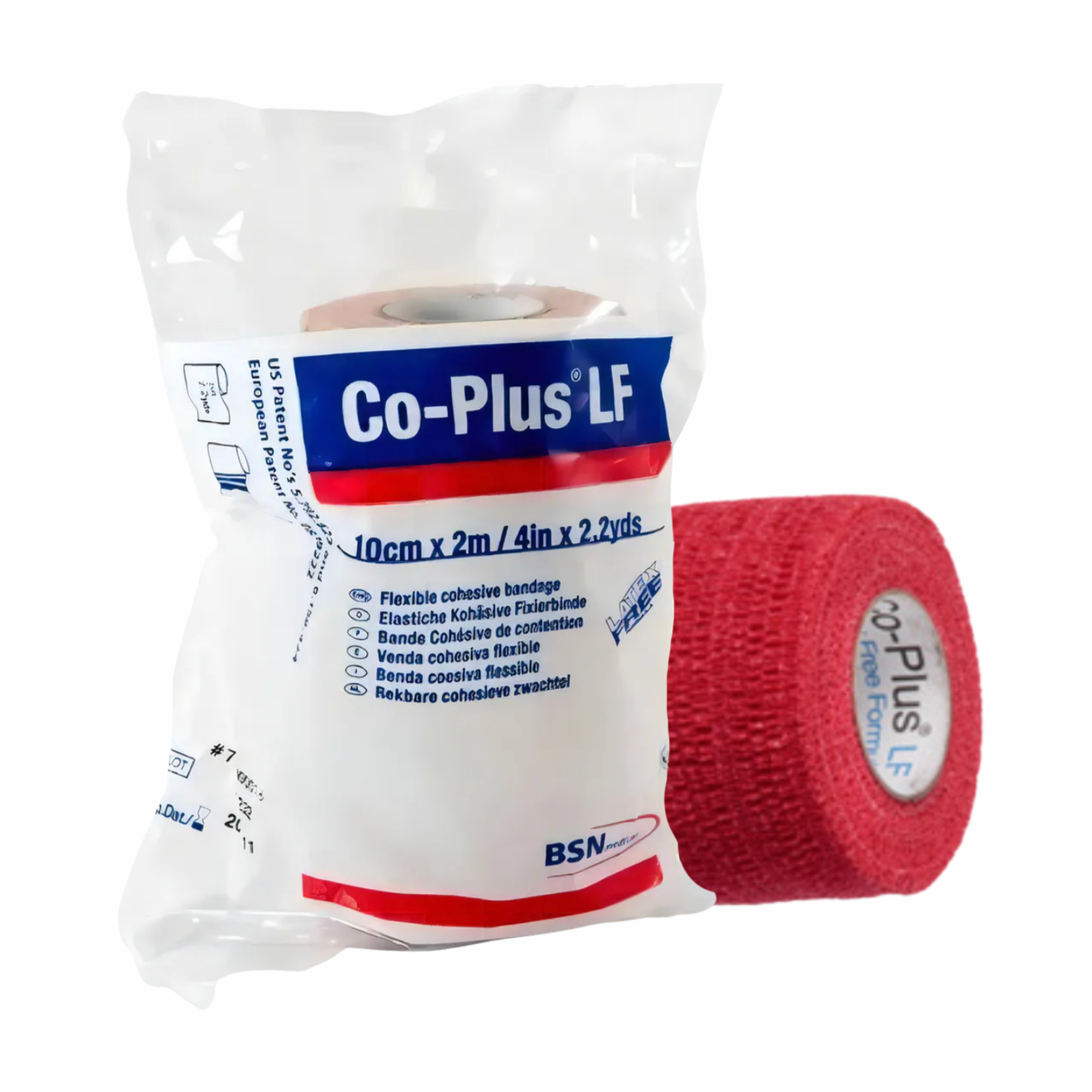 Venda Cohesiva Co-Plus LF 10 cm x 2 m-0