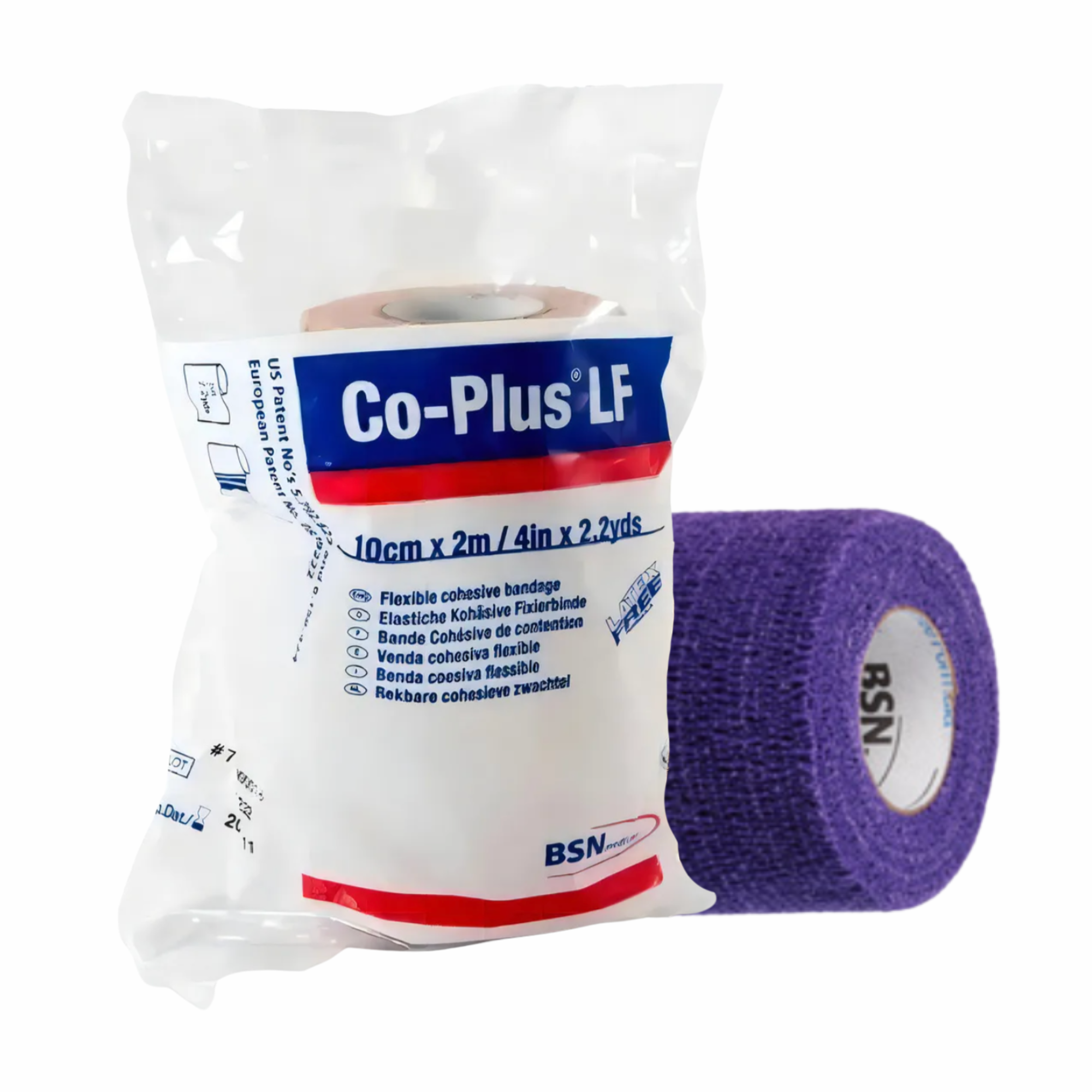 Venda Cohesiva Co-Plus LF 10 cm x 2 m-0