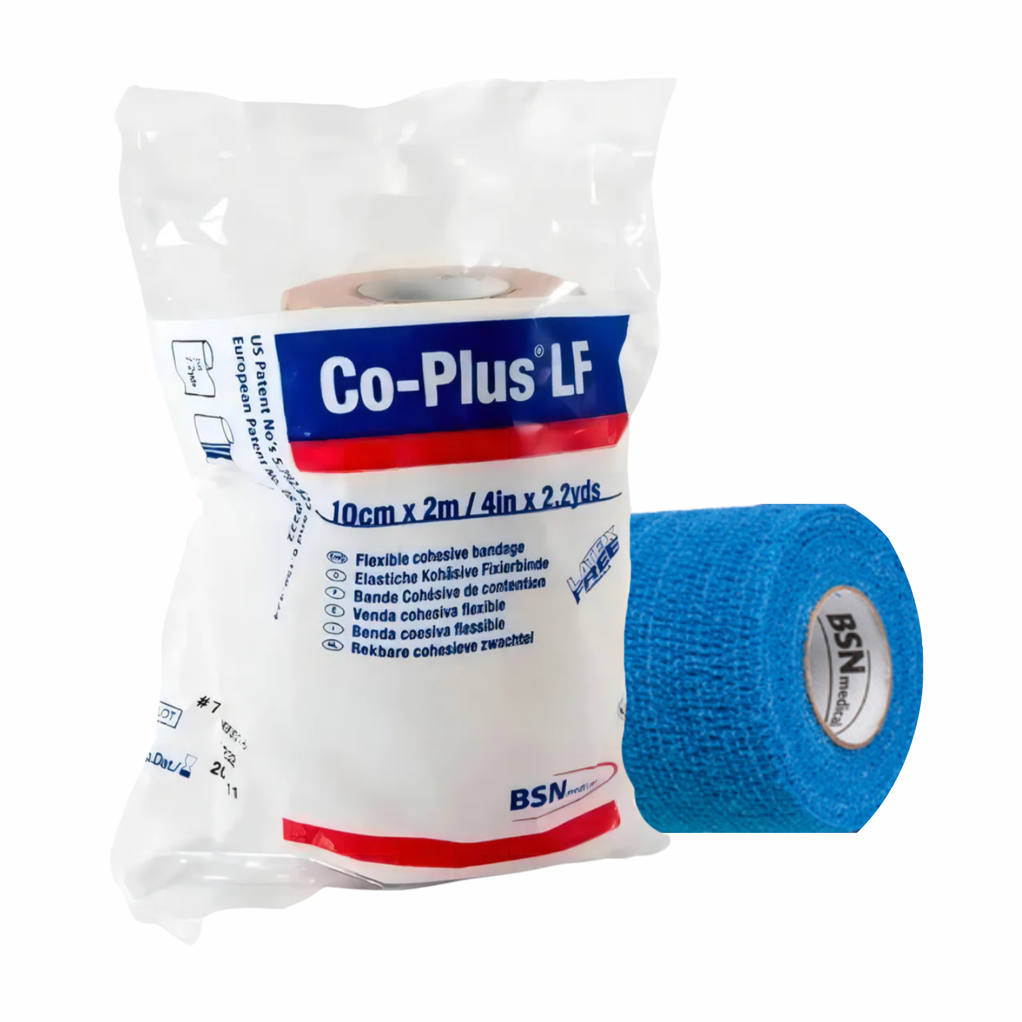 Venda Cohesiva Co-Plus LF 10 cm x 2 m-0