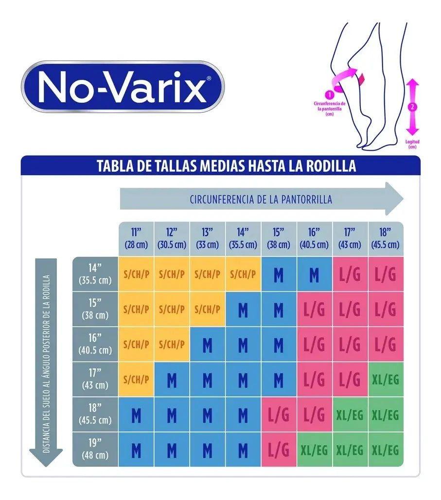 Media de Compresion No-Varix 8–15 mmHg-3