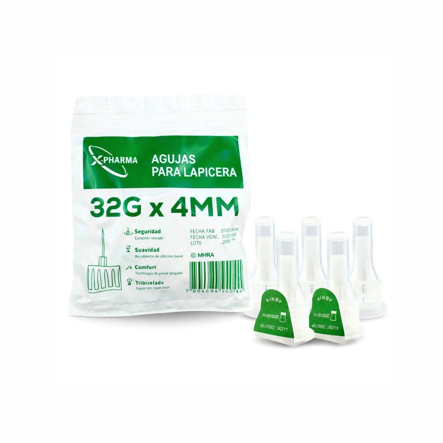 Agujas para Lapicera Universal 32G x 4 mm  | Bolsa 5 unidades-2