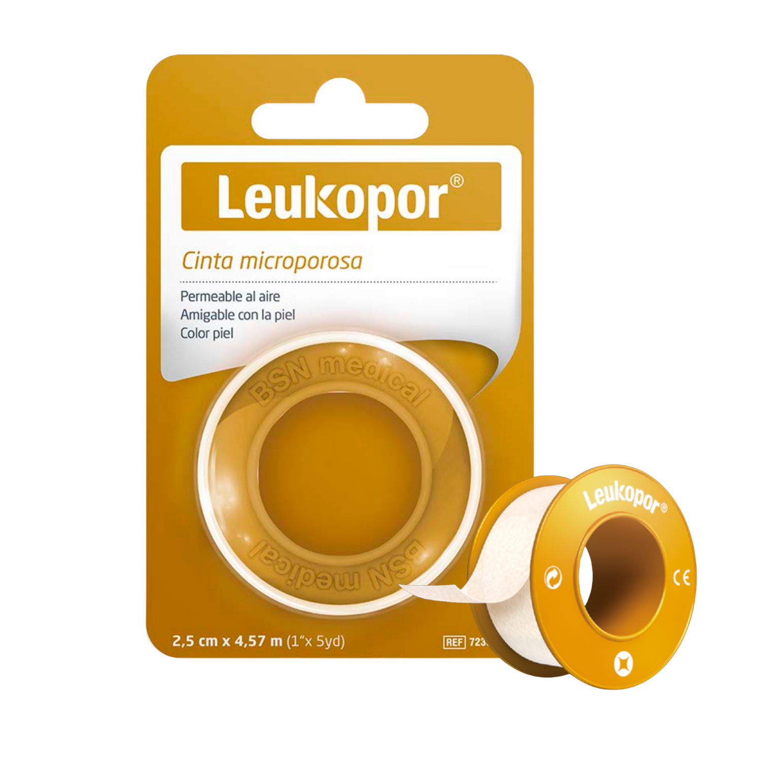 Cinta Microporosa Leukopor | 2,5 cm x 4,57 m-5