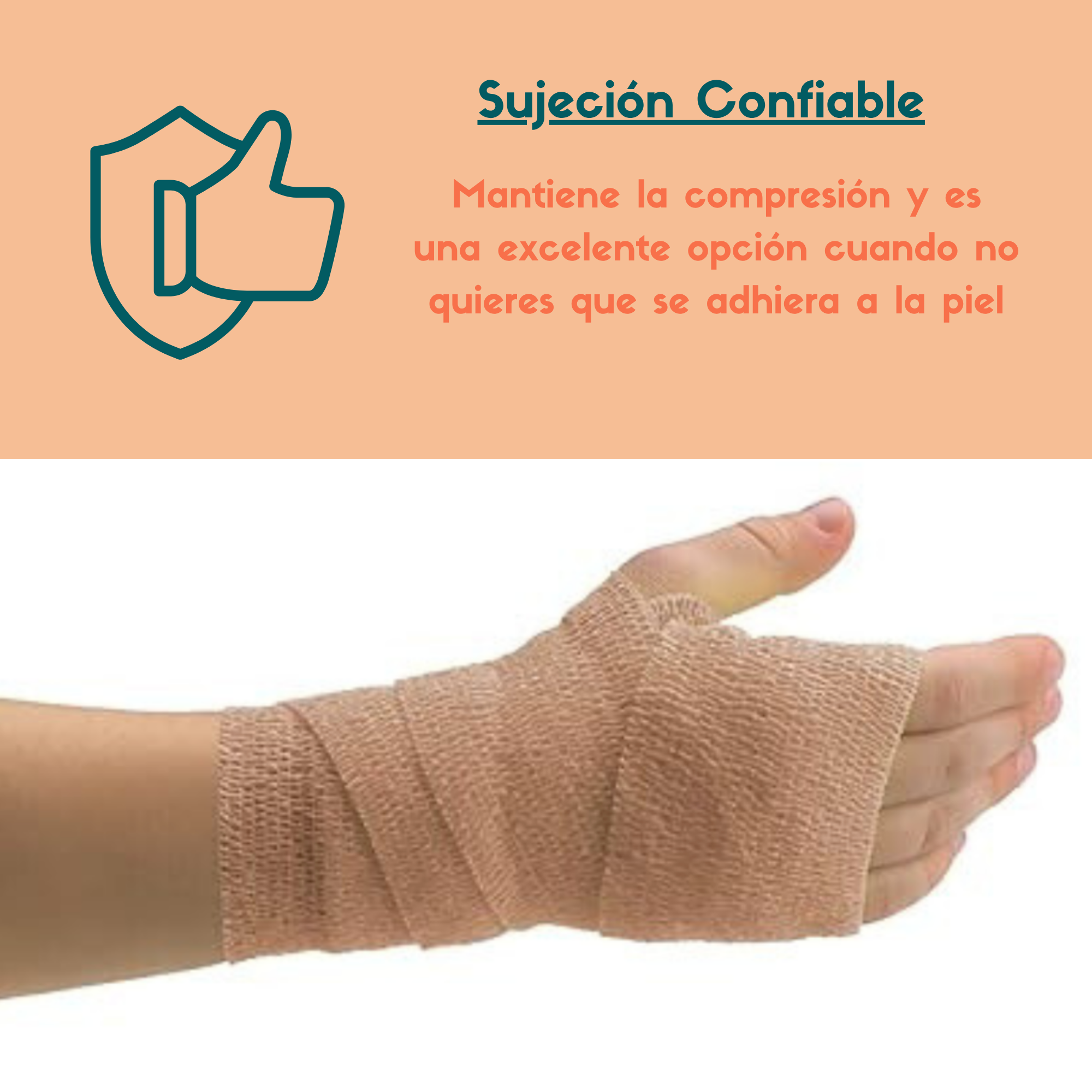 Venda Cohesiva Coban 3M 2084 | 10 cm x 4,5 m-4