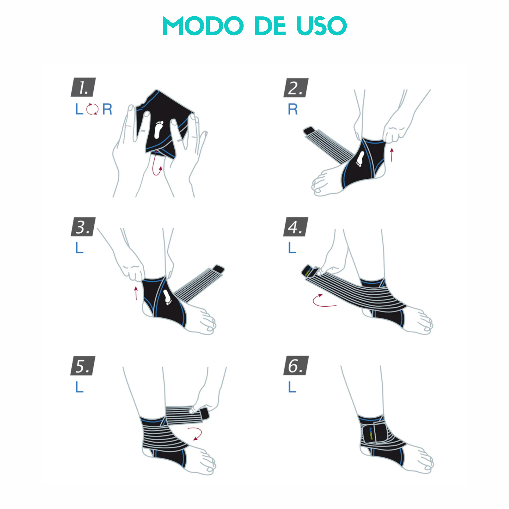 Tobillera Elastica Actimove Sport-3