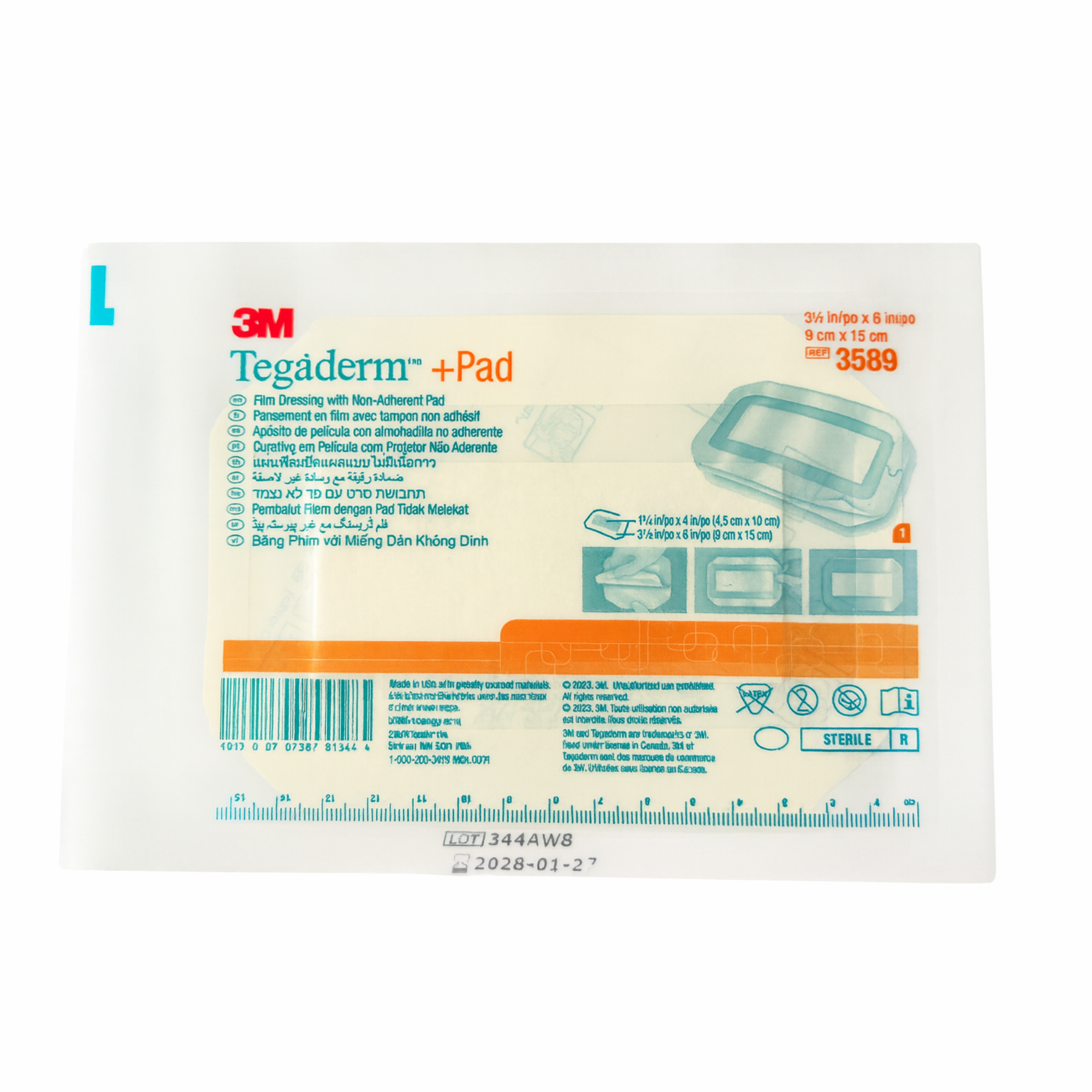 Tegaderm +Pad 9 cm x 15 cm-2