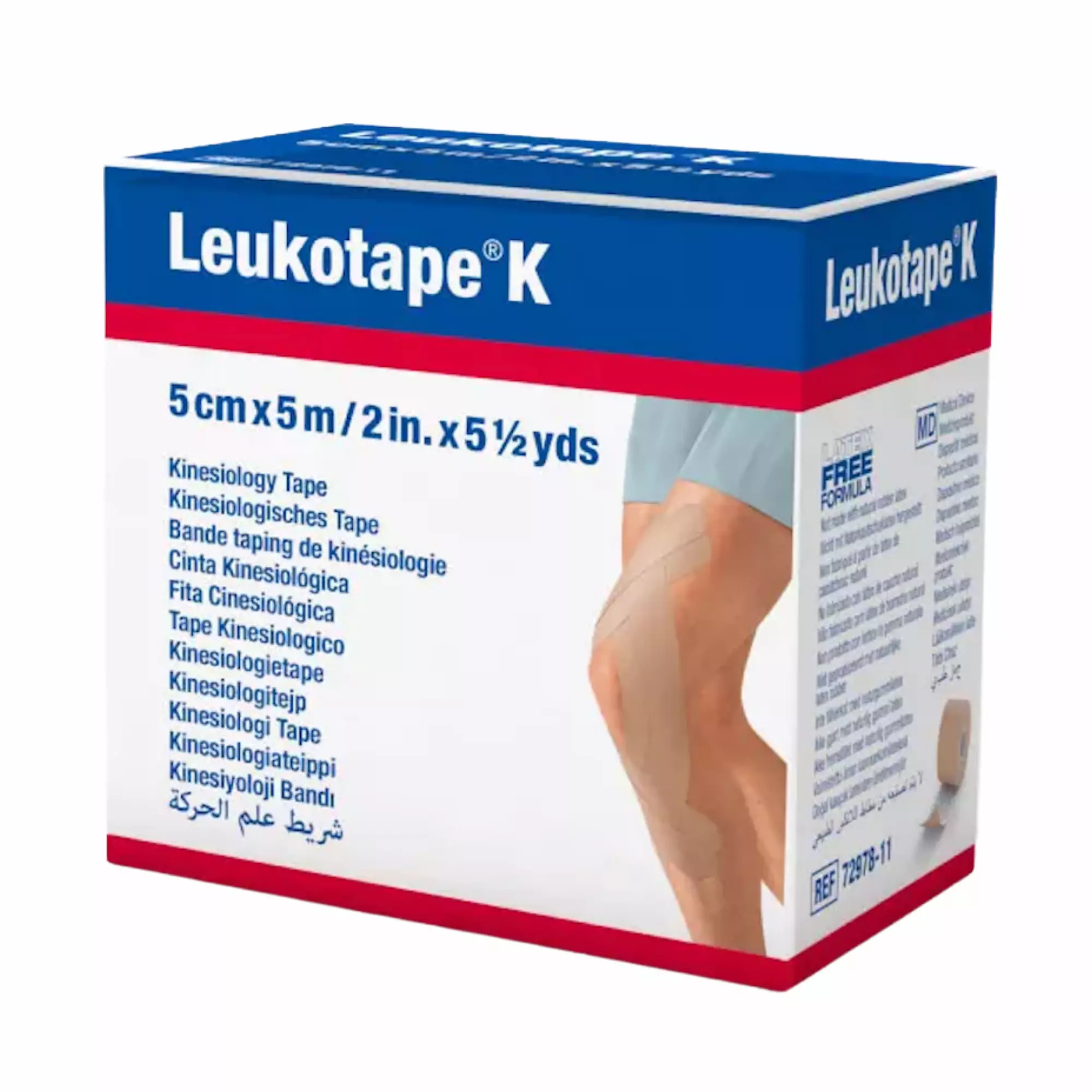 Cinta Kinesiologica Leukotape K Beige 5 cm x 5 m-4