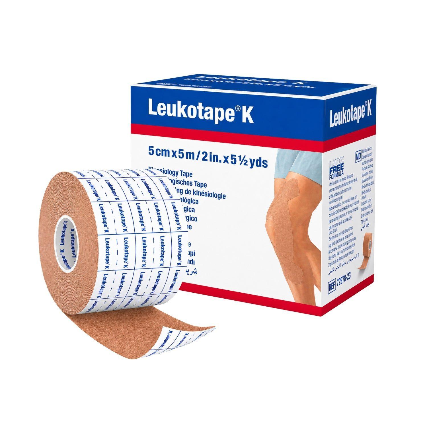 Cinta Kinesiologica Leukotape K Beige 5 cm x 5 m-5