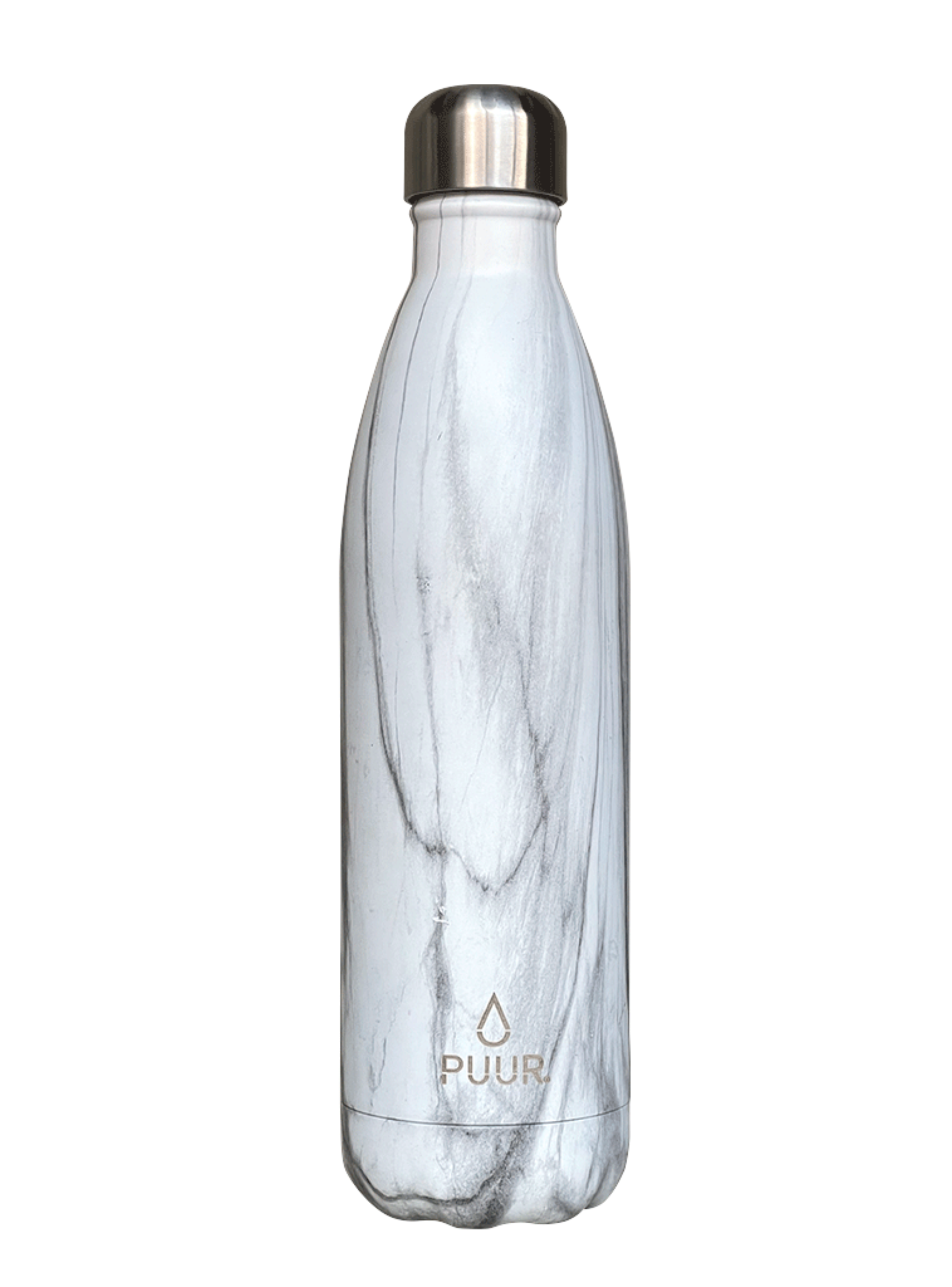 Botella Térmica Puur Bottle White Marble 750 ml-0