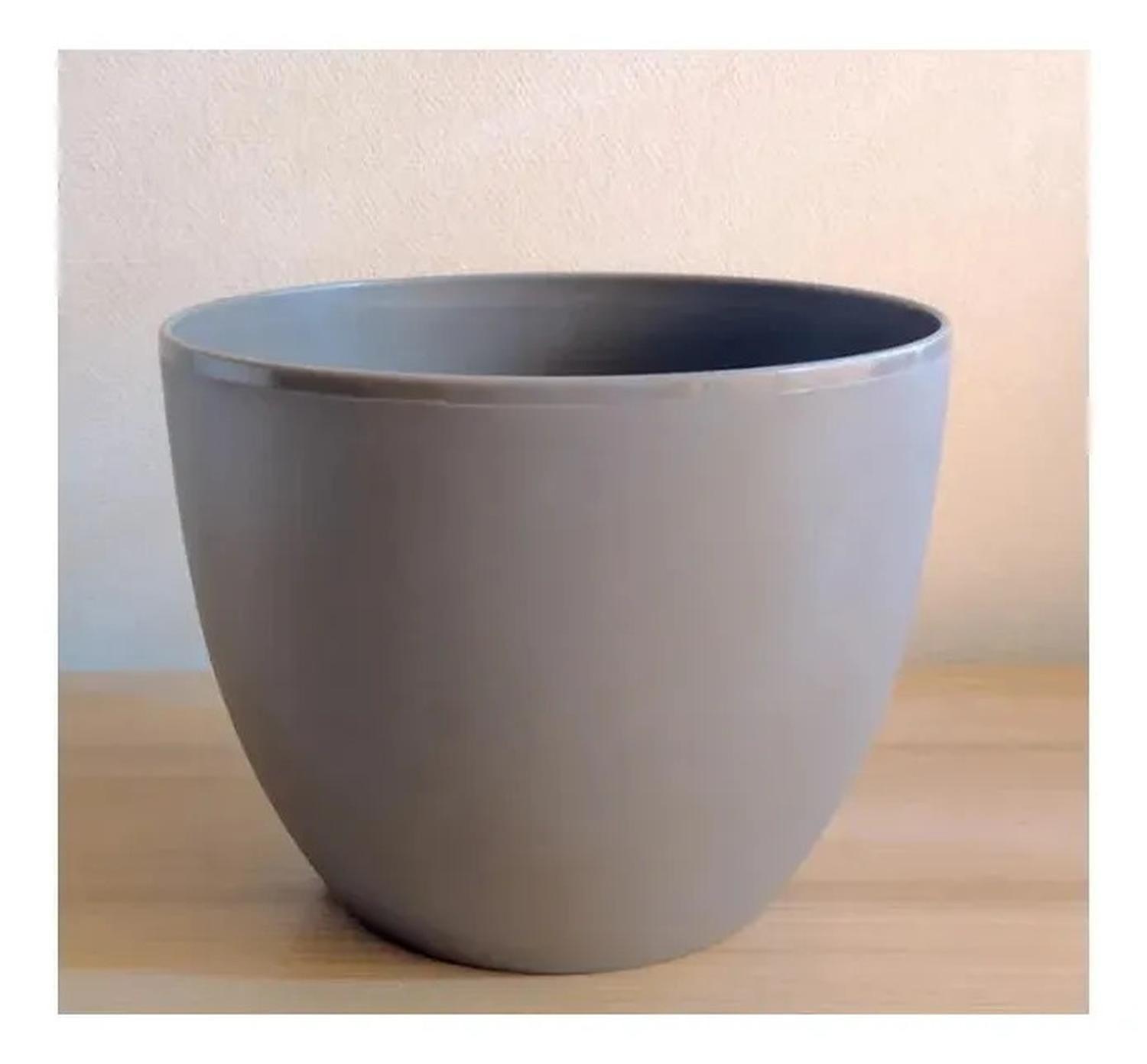 Macetero Nórdico Gris Oscuro L 40 Cm 40 X 30X 40 Gris Oscuro-6