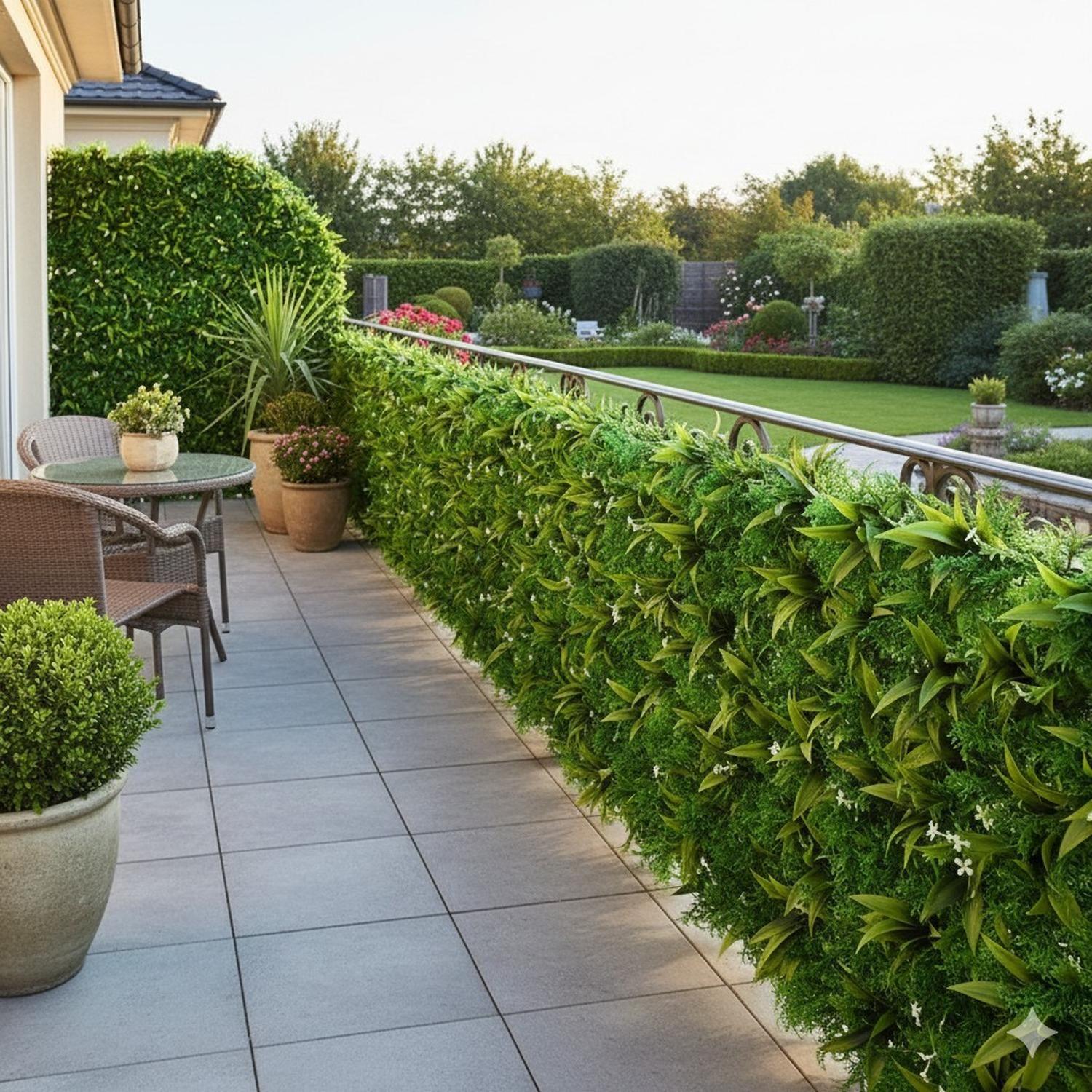 Jardín Muro vertical artificial P palmeta Plantas 60x40 cm-4