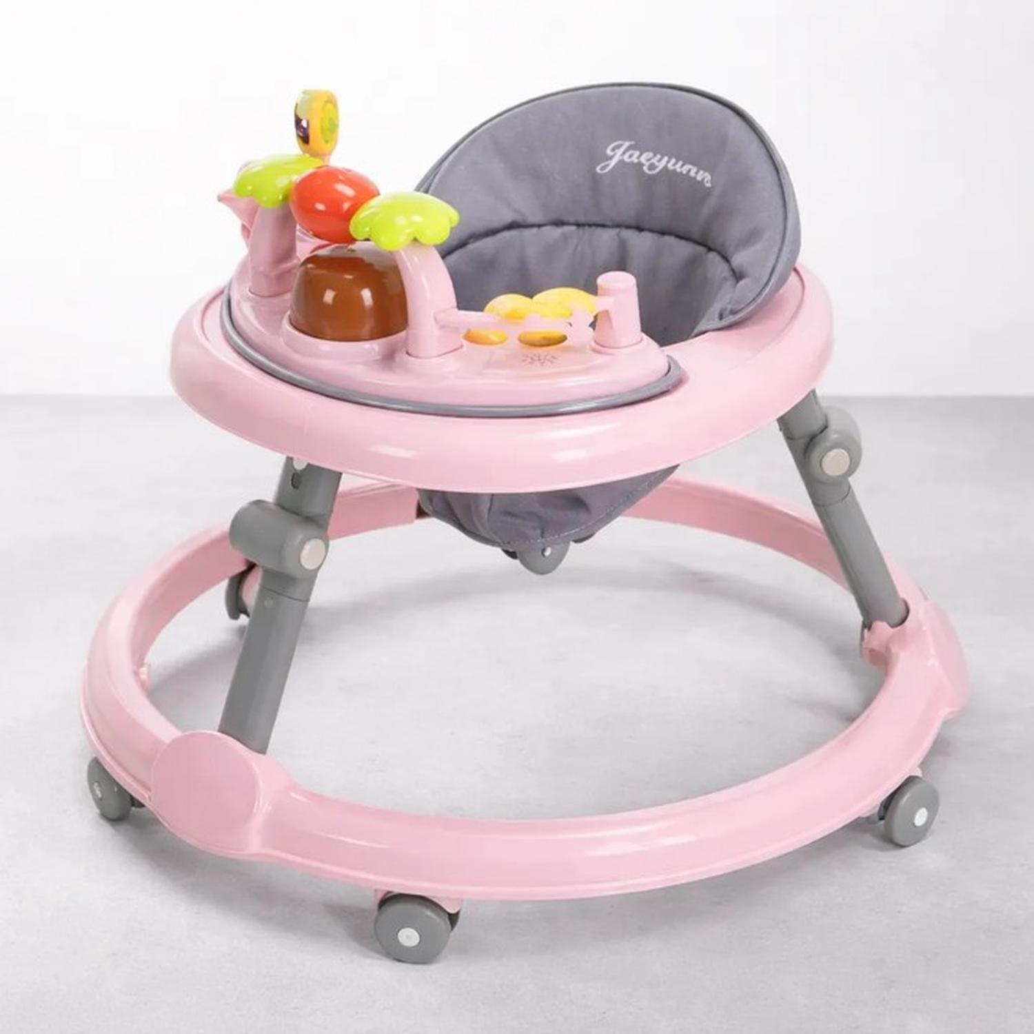 Andador Plegable Flores Con Musica Bebes Portable Unisex-4